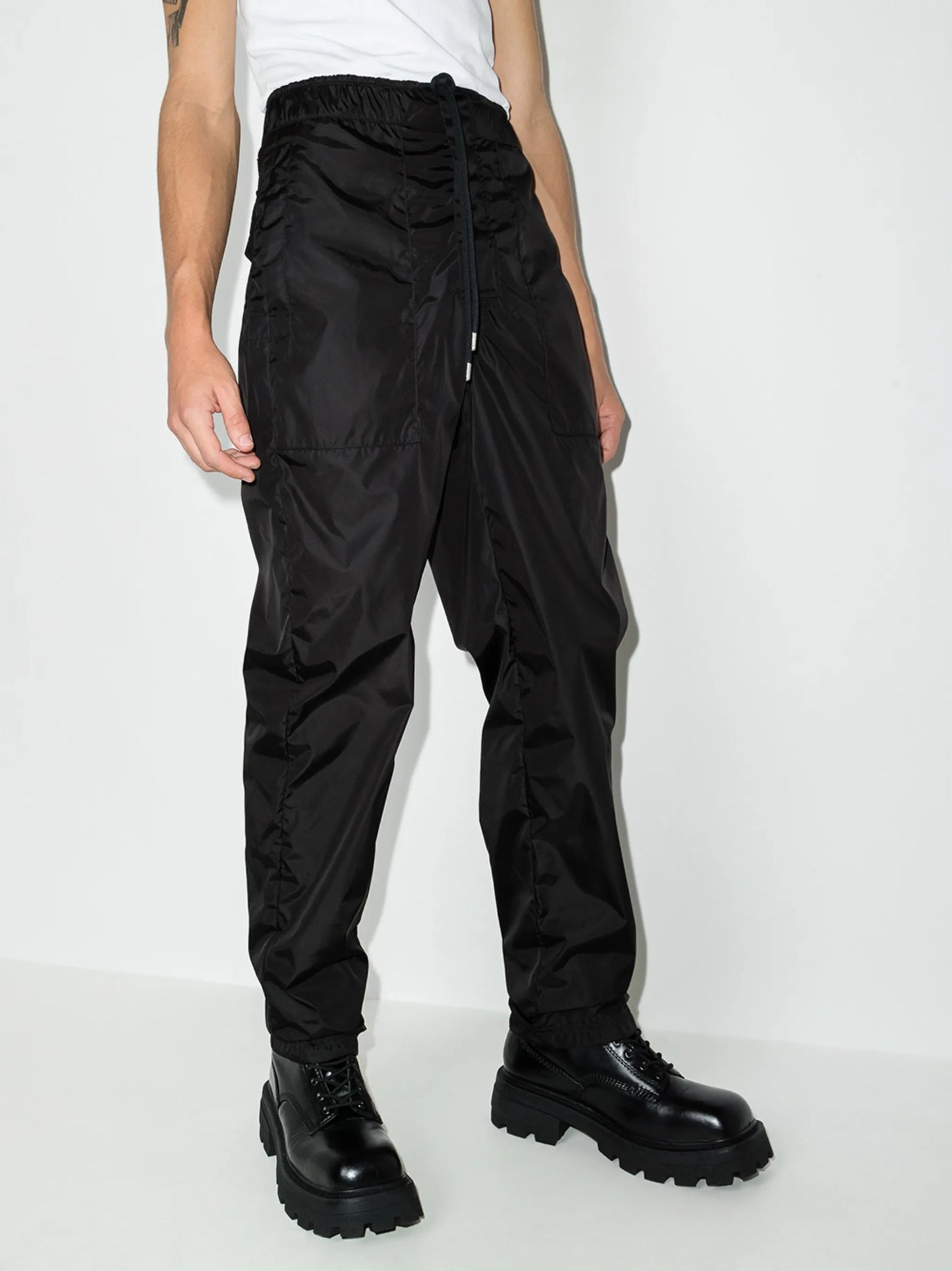 logo-patch track pants