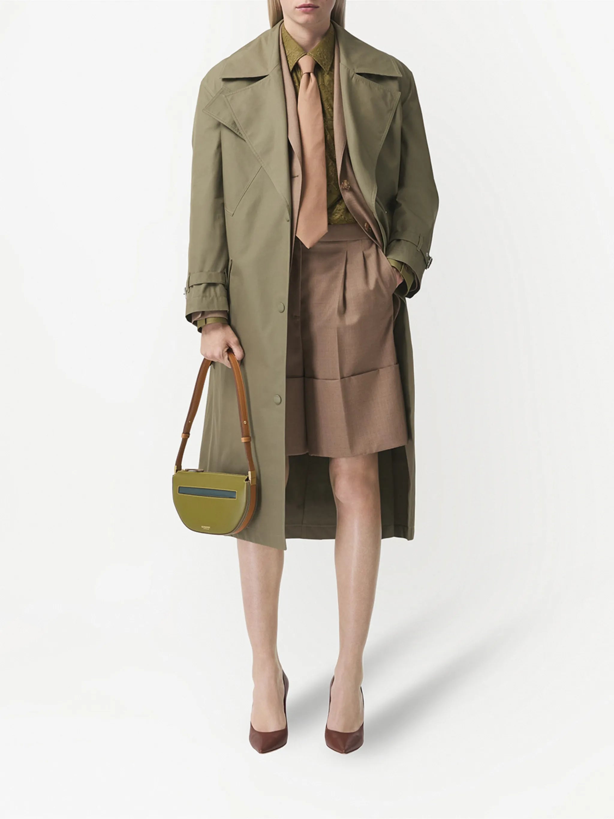 Laxton gabardine trench coat