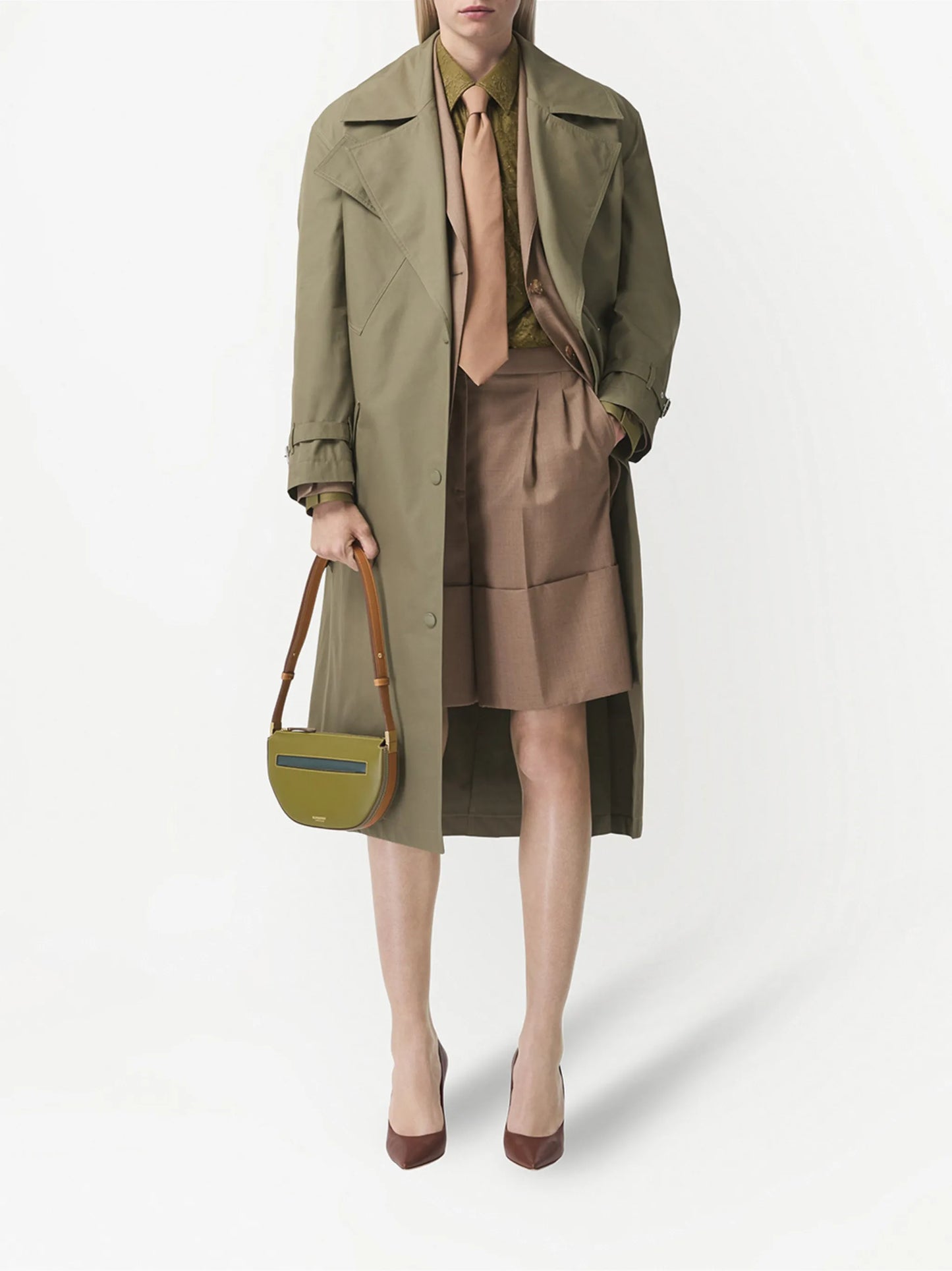 Laxton gabardine trench coat
