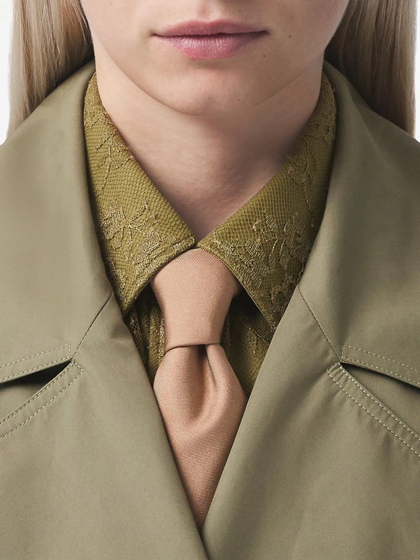 Laxton gabardine trench coat