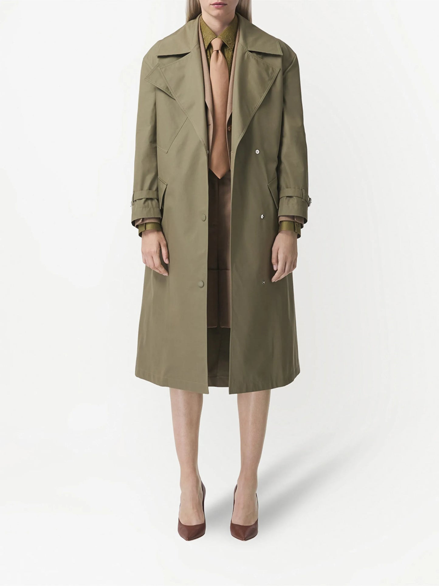 Laxton gabardine trench coat