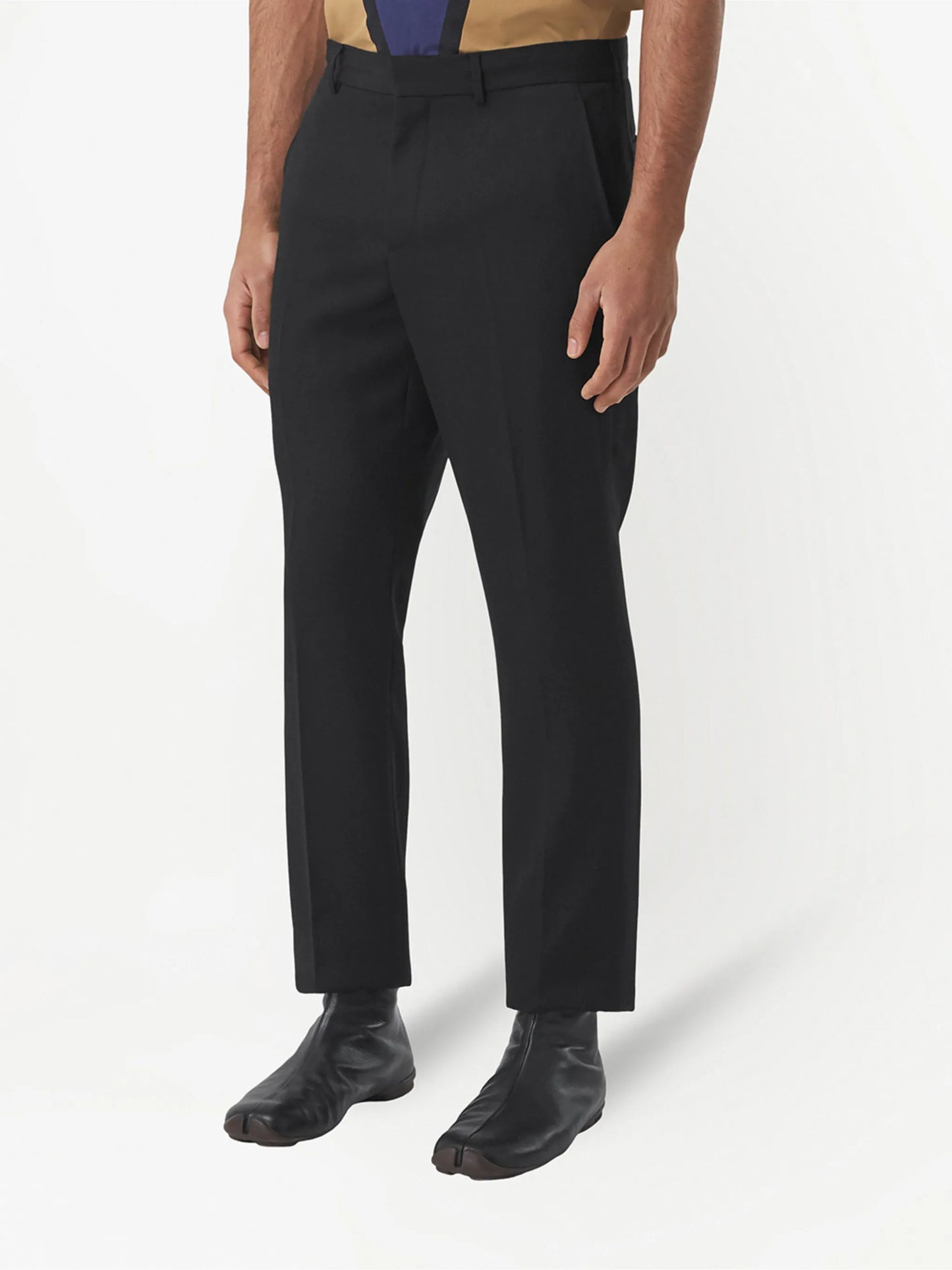 tailored wool trousers