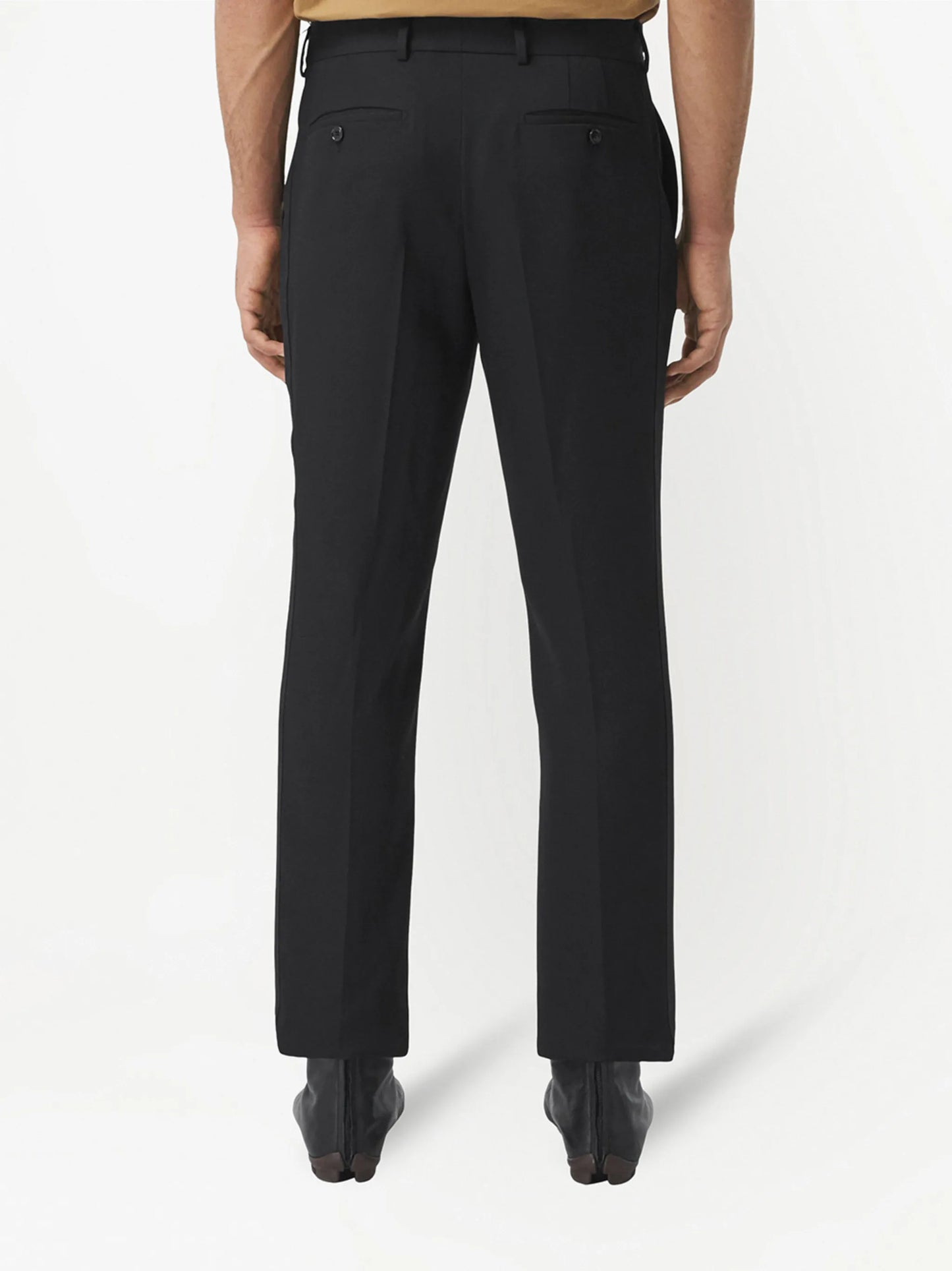tailored wool trousers