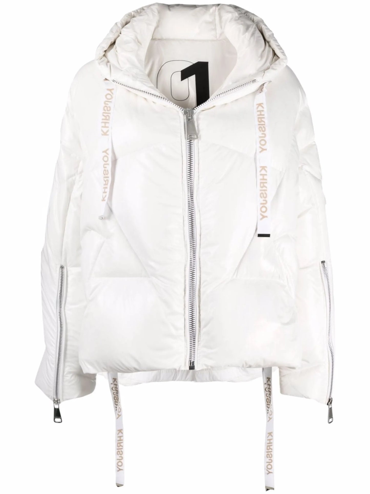 Iconic hooded puffer jacket