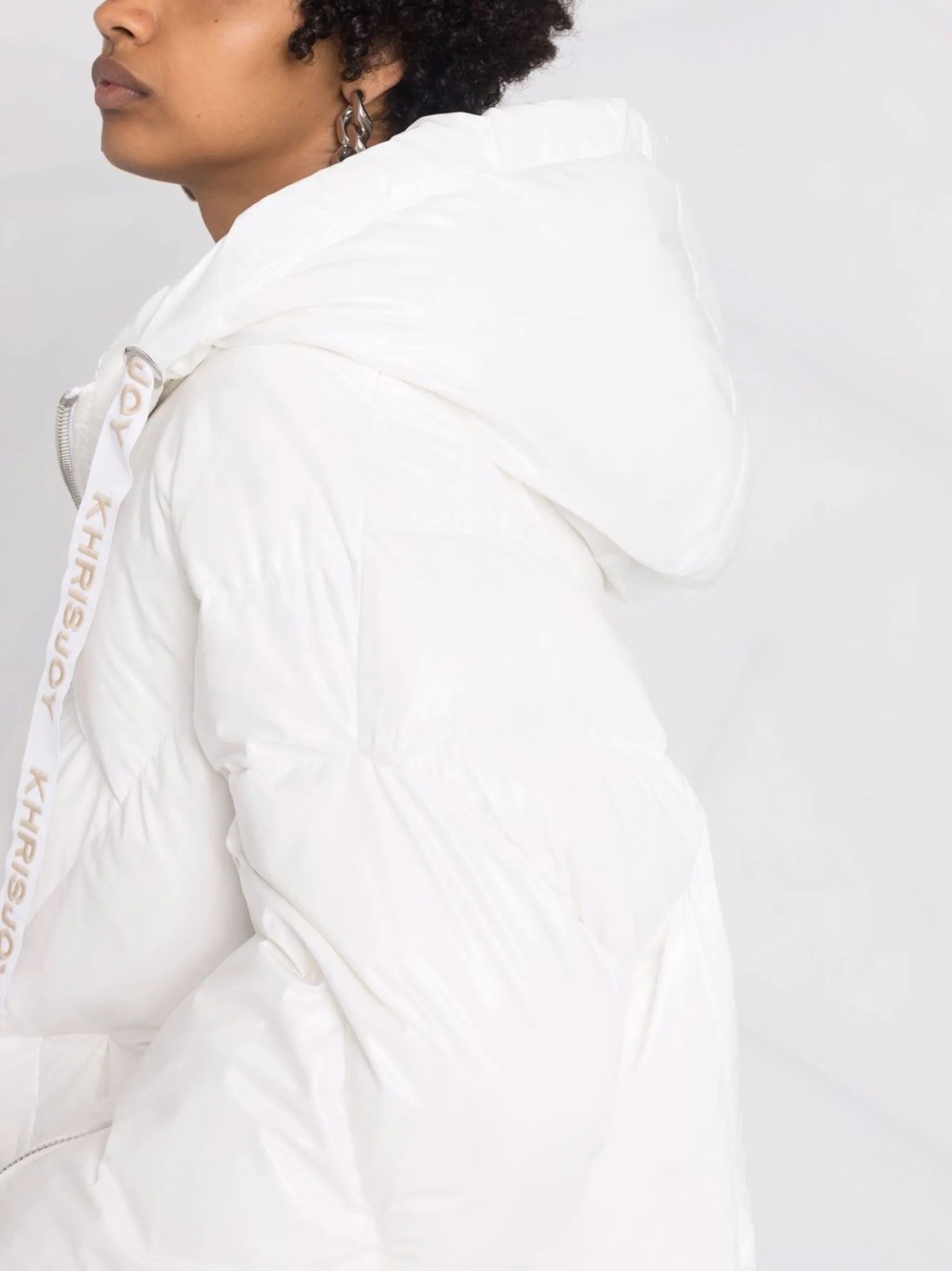 Iconic hooded puffer jacket