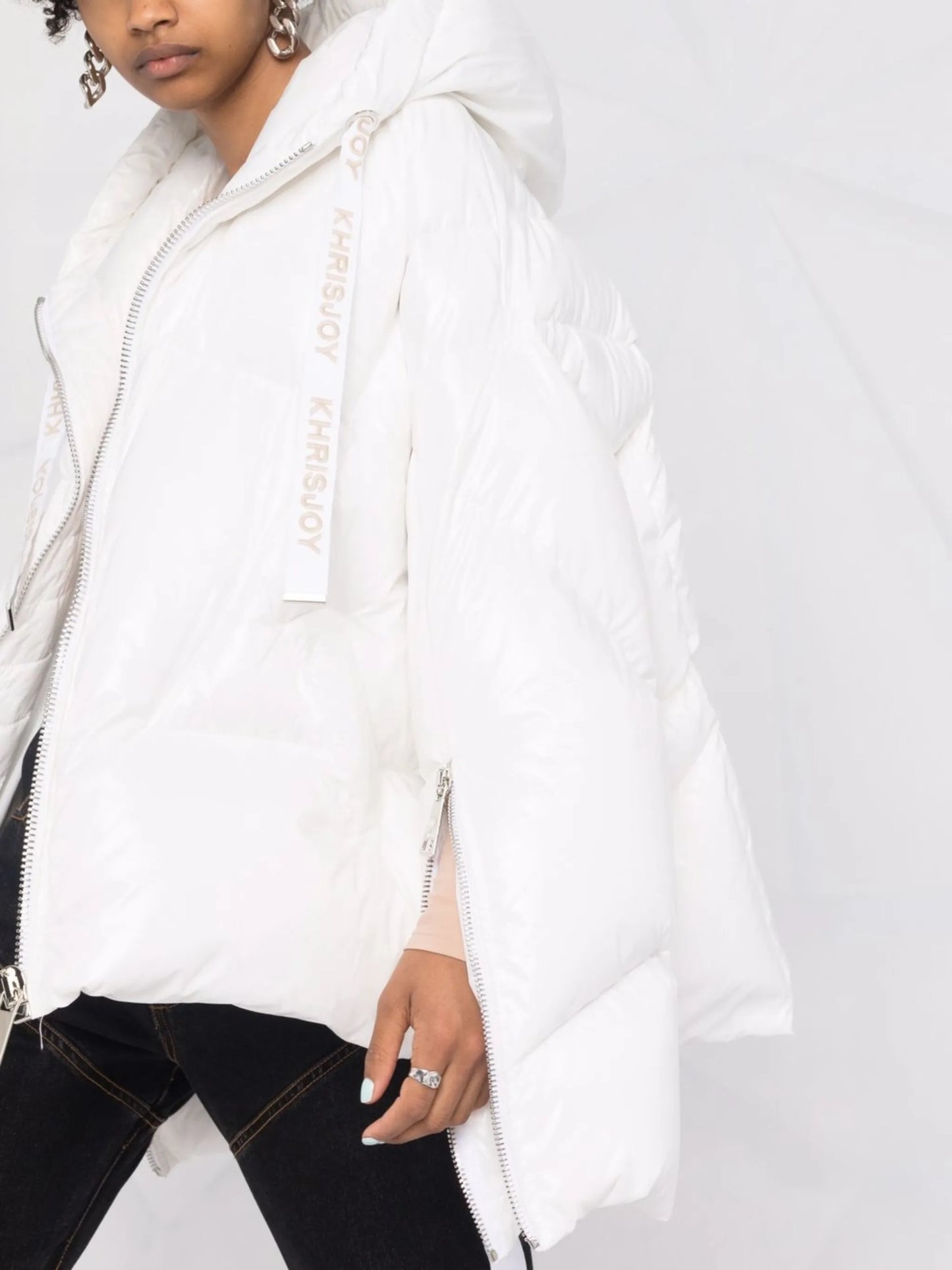 Iconic hooded puffer jacket