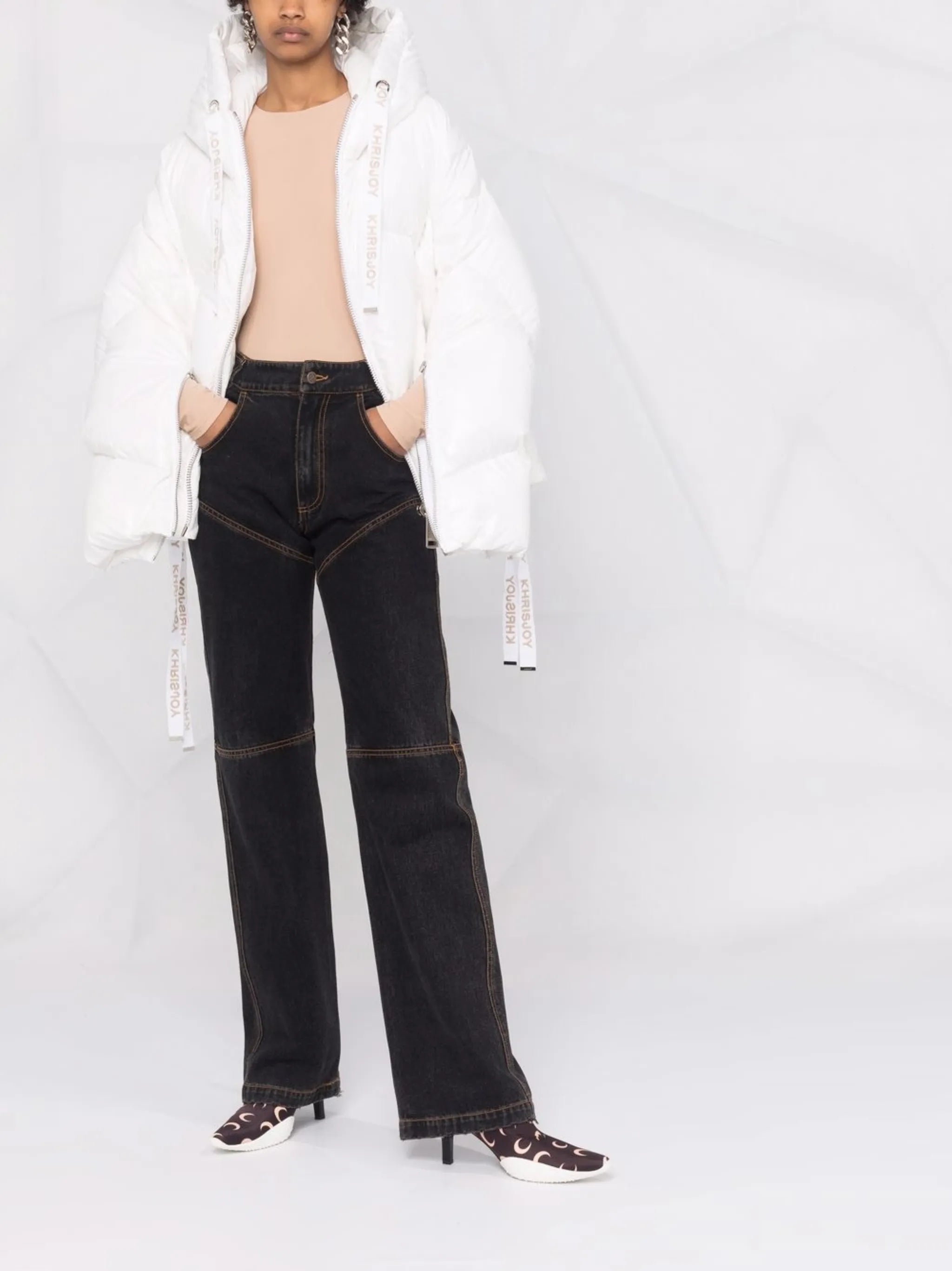 Iconic hooded puffer jacket