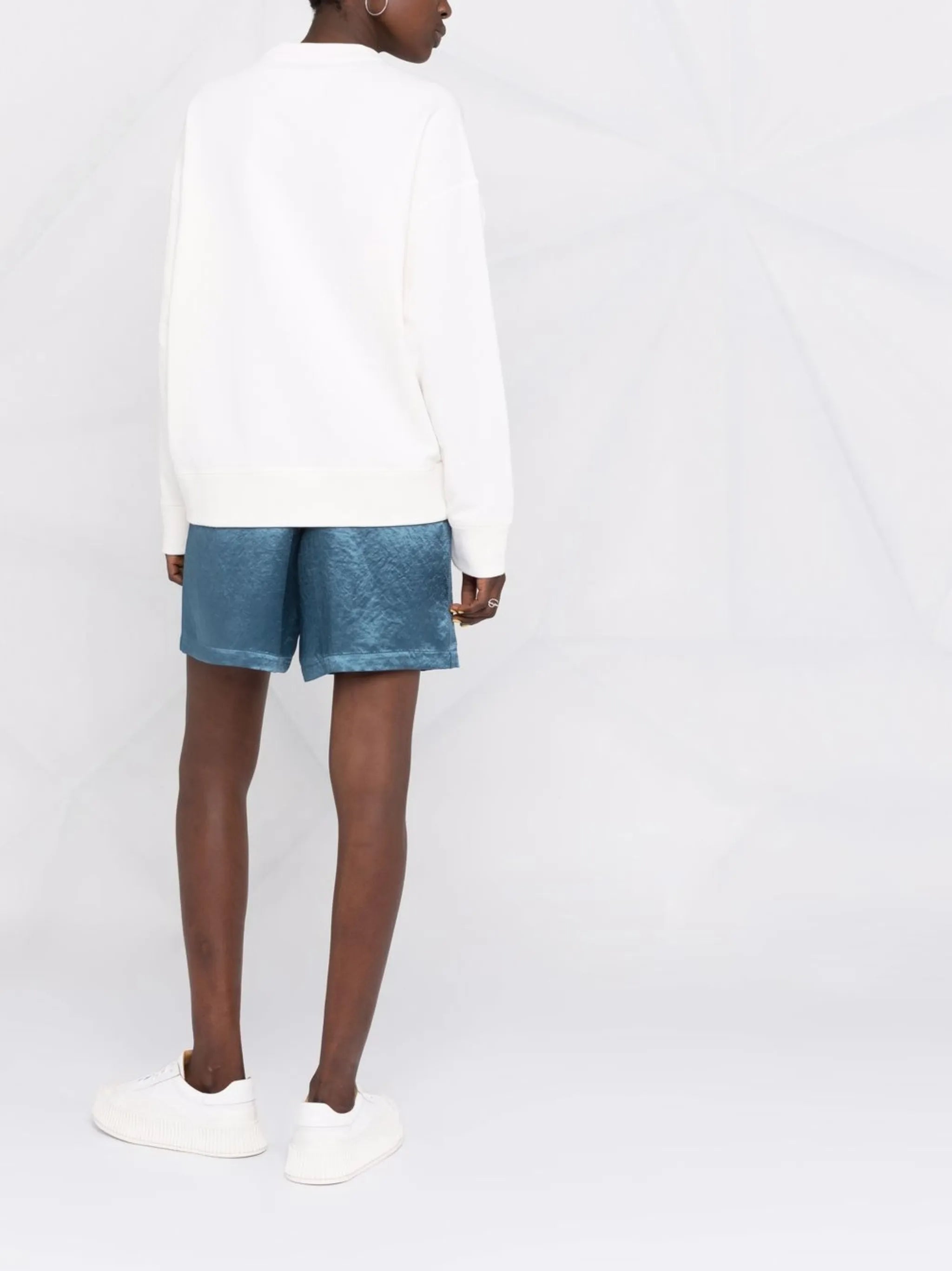 logo-print cotton sweatshirt