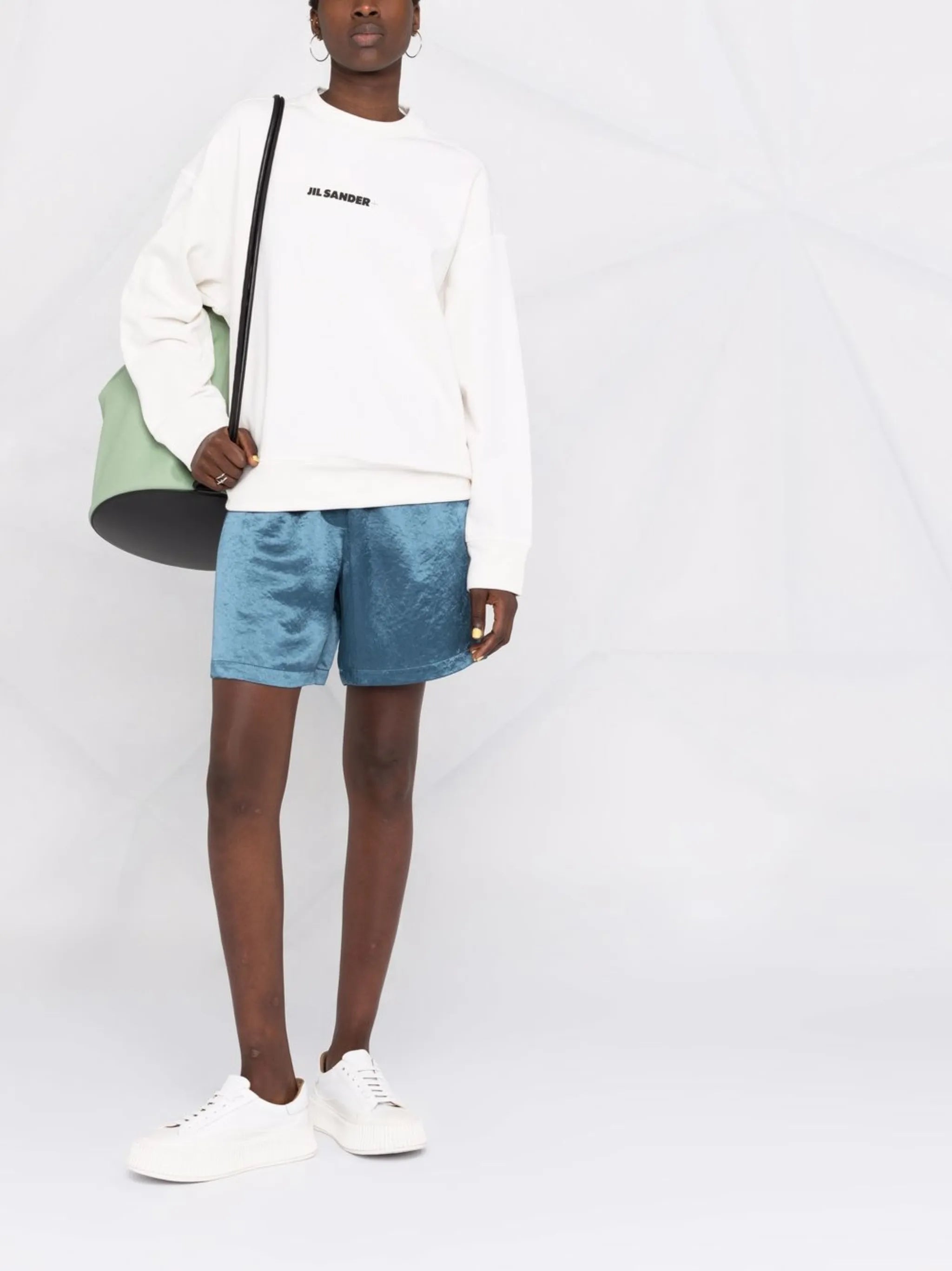 logo-print cotton sweatshirt