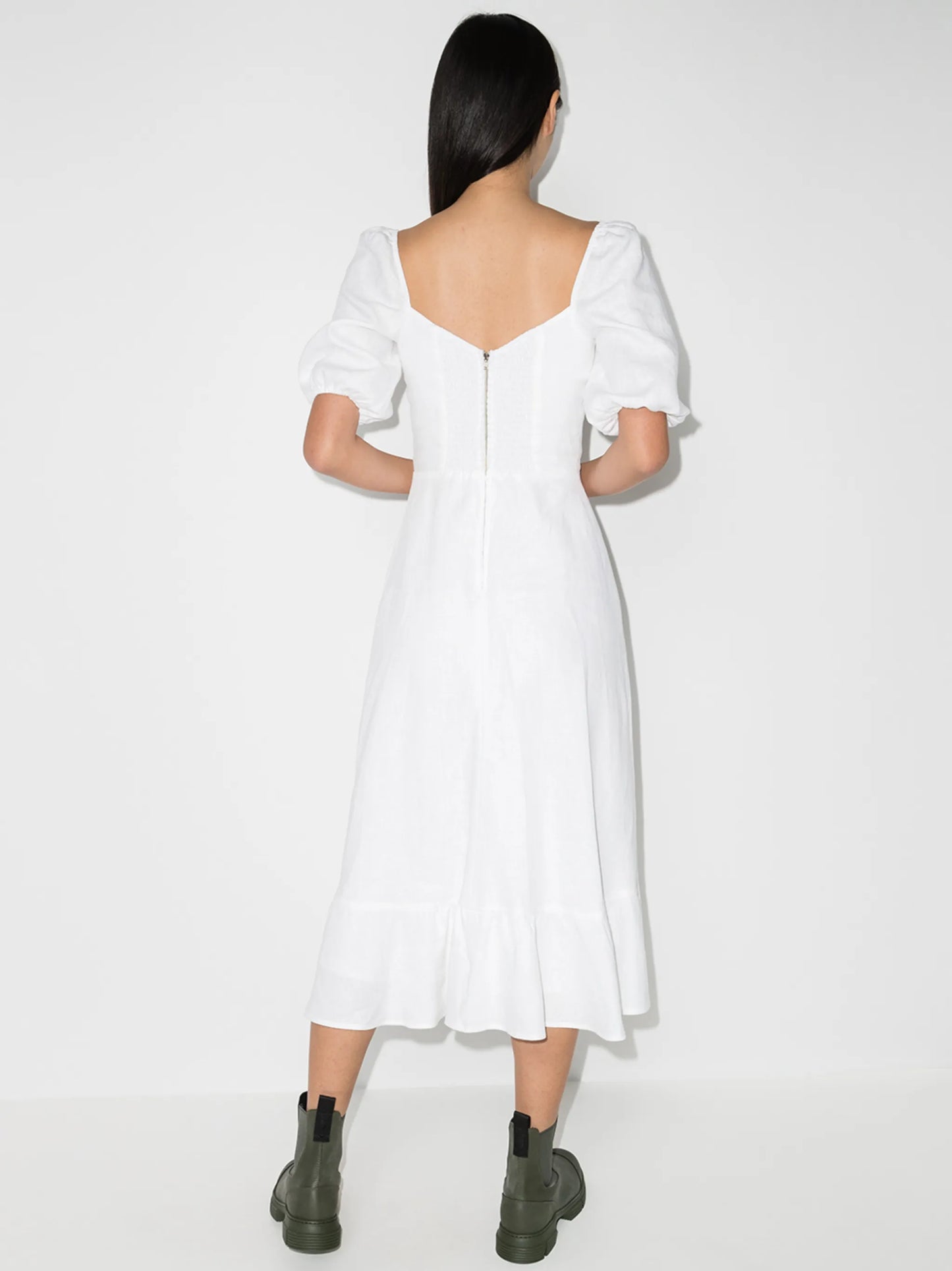 Belgium linen midi dress
