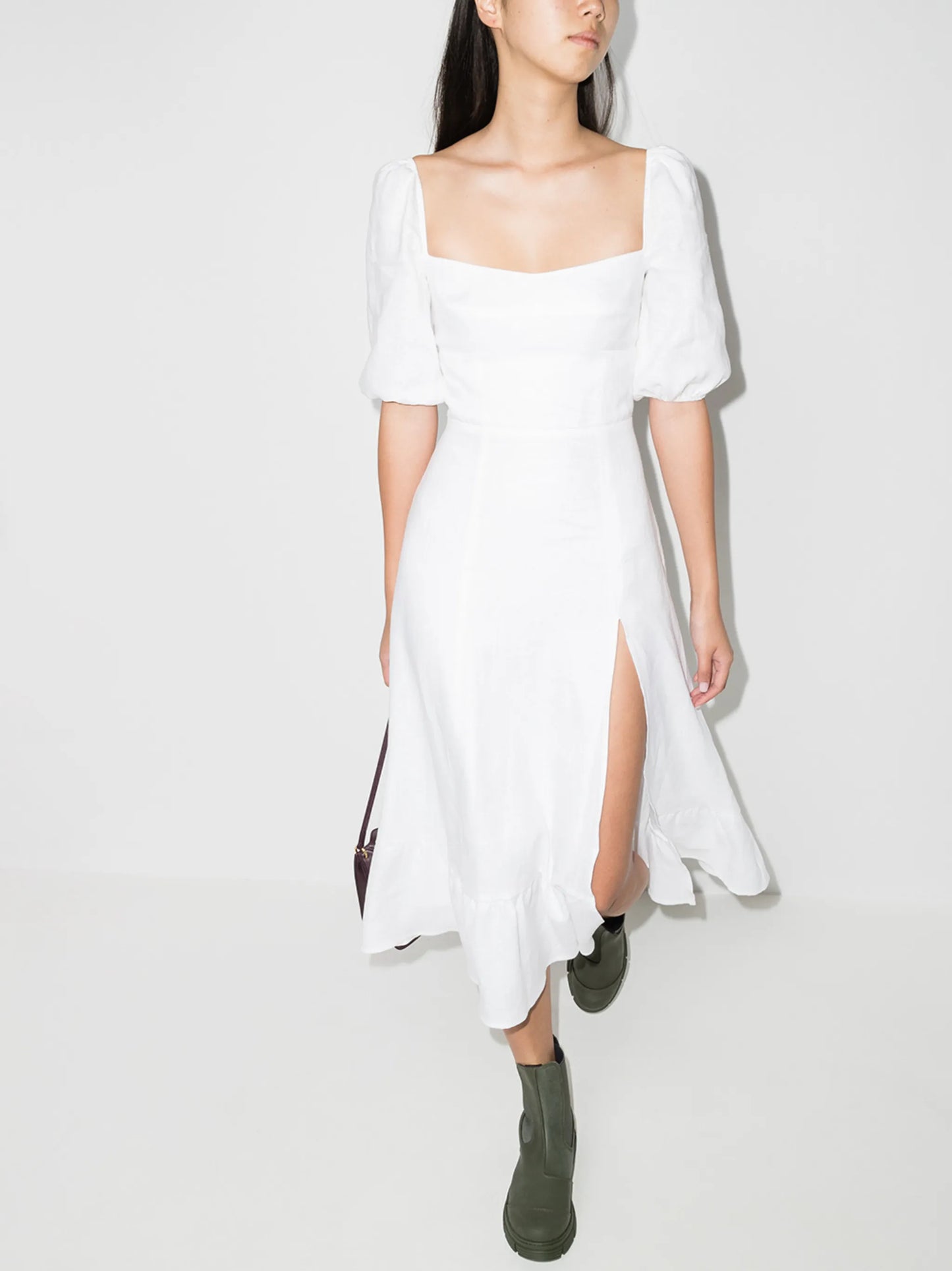 Belgium linen midi dress