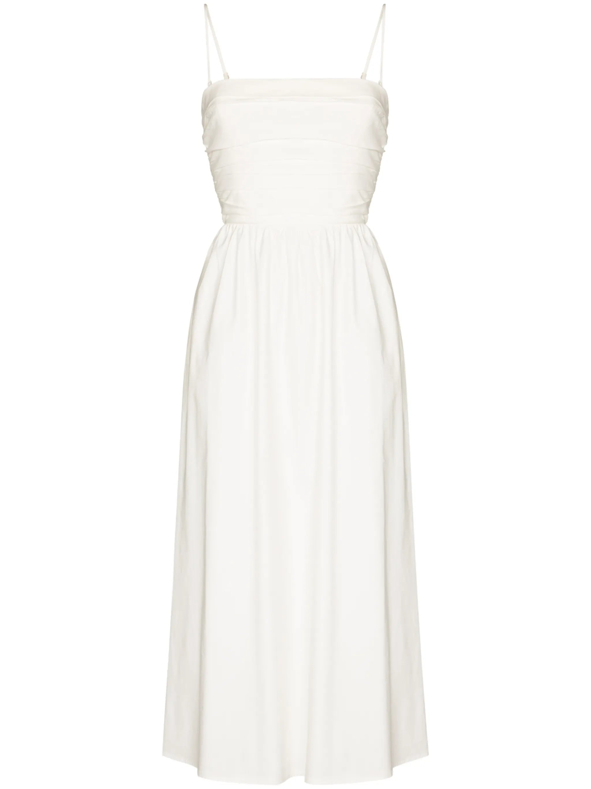 Lissa gathered midi dress