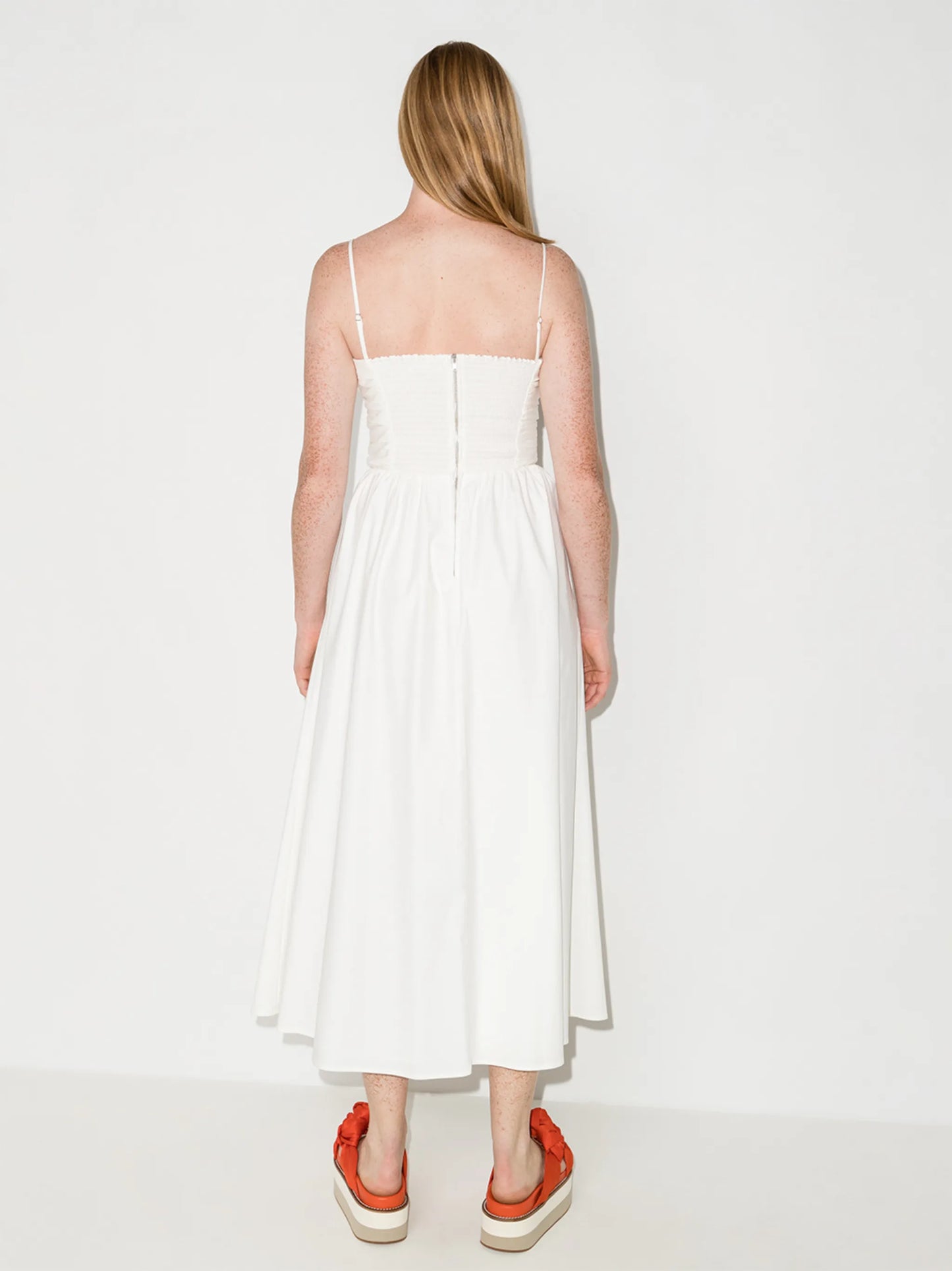 Lissa gathered midi dress
