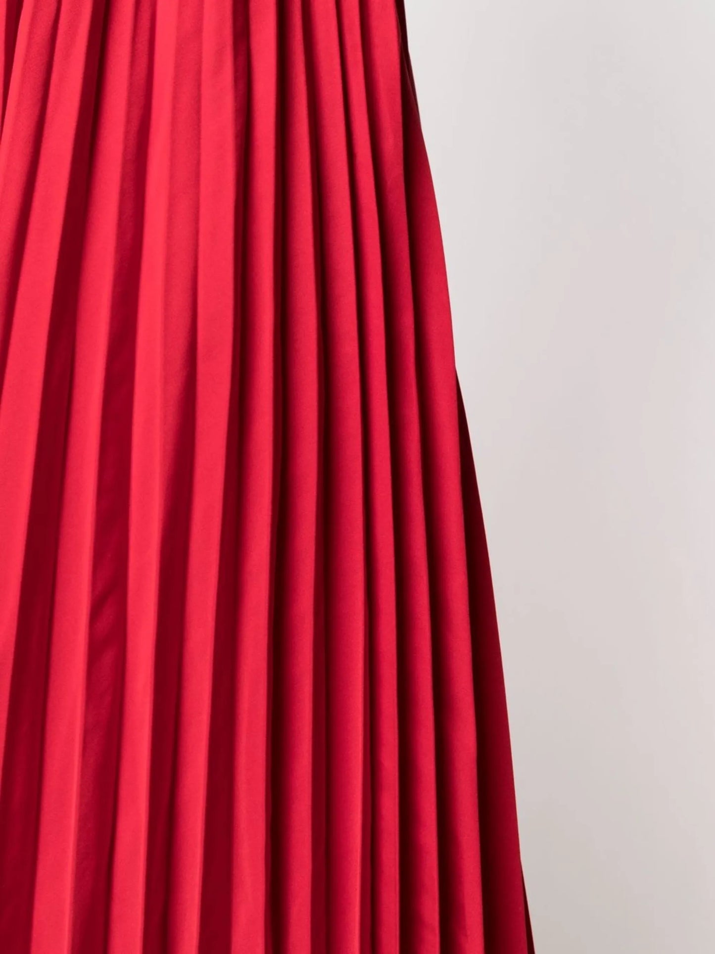 fully pleated midi skirt