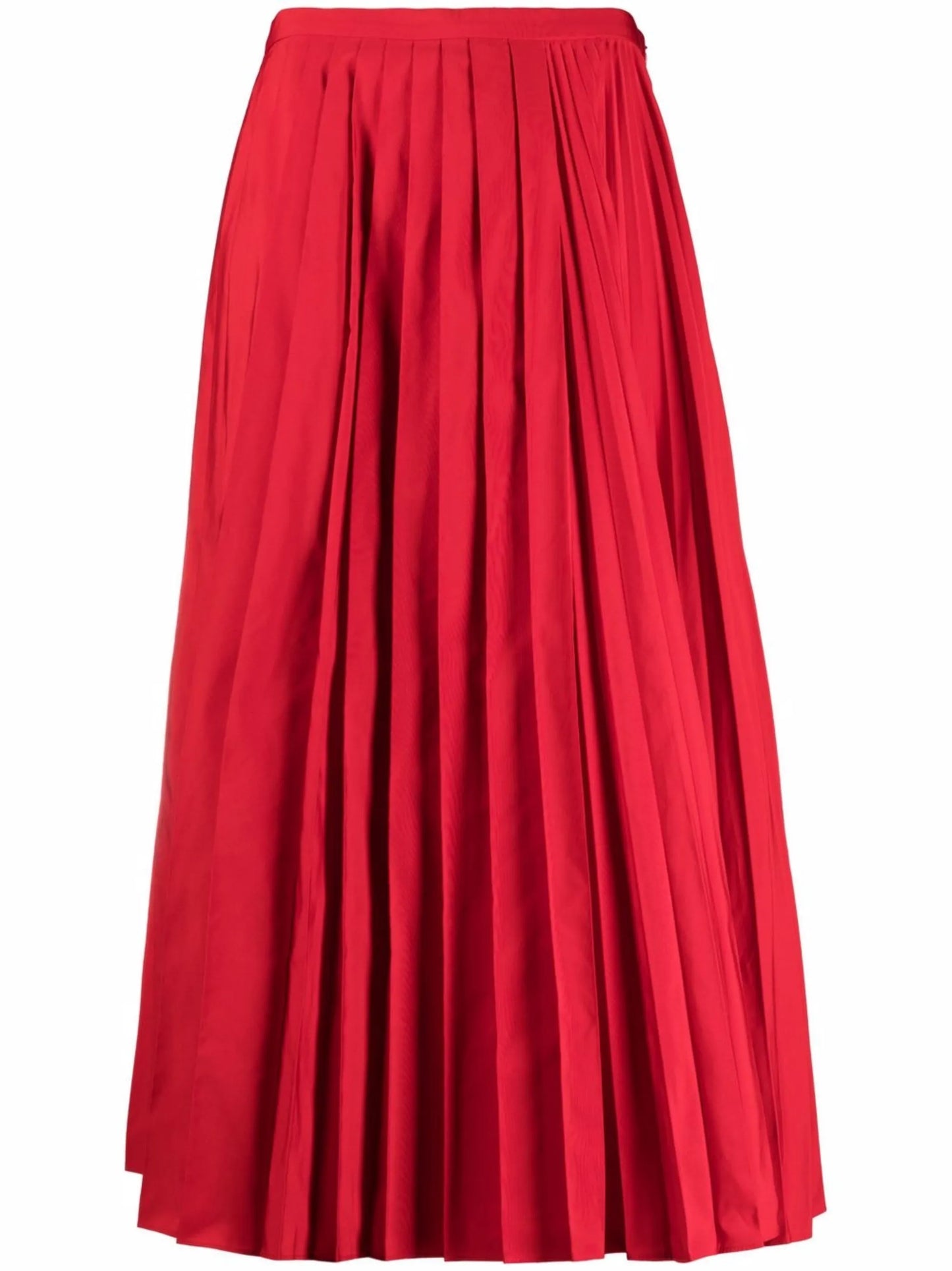 fully pleated midi skirt