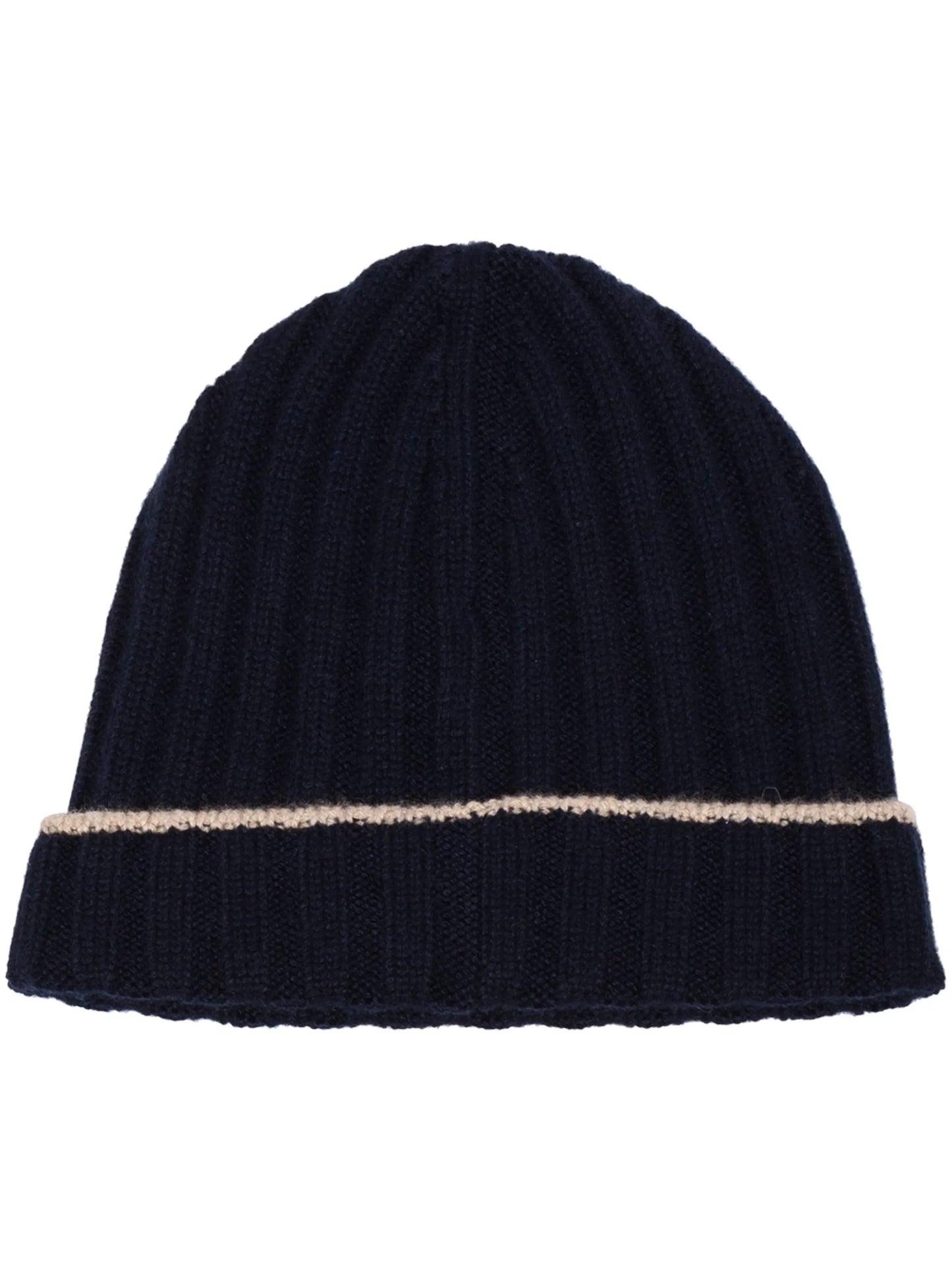 ribbed-knit cashmere beanie