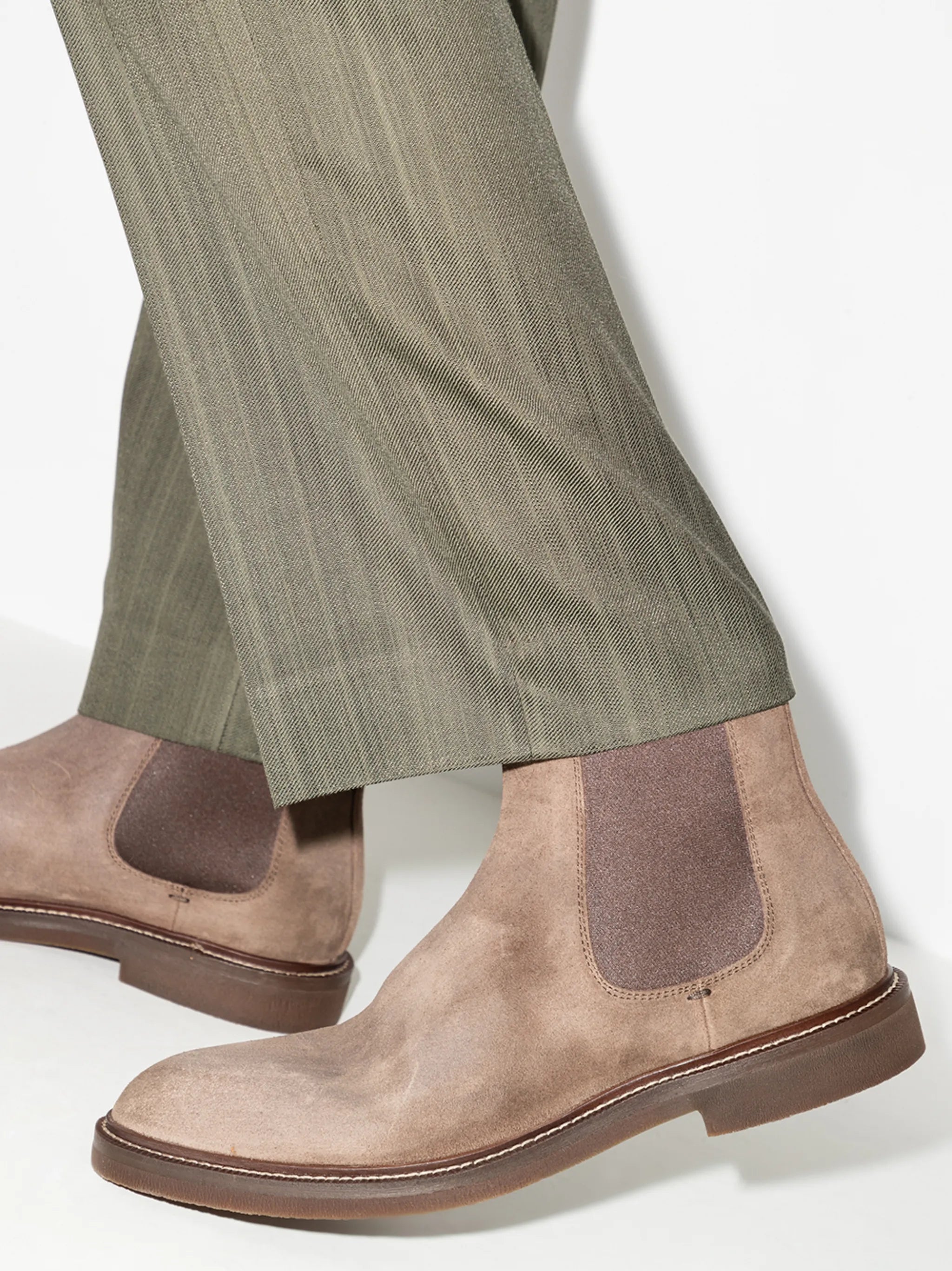 suede Chelsea boots