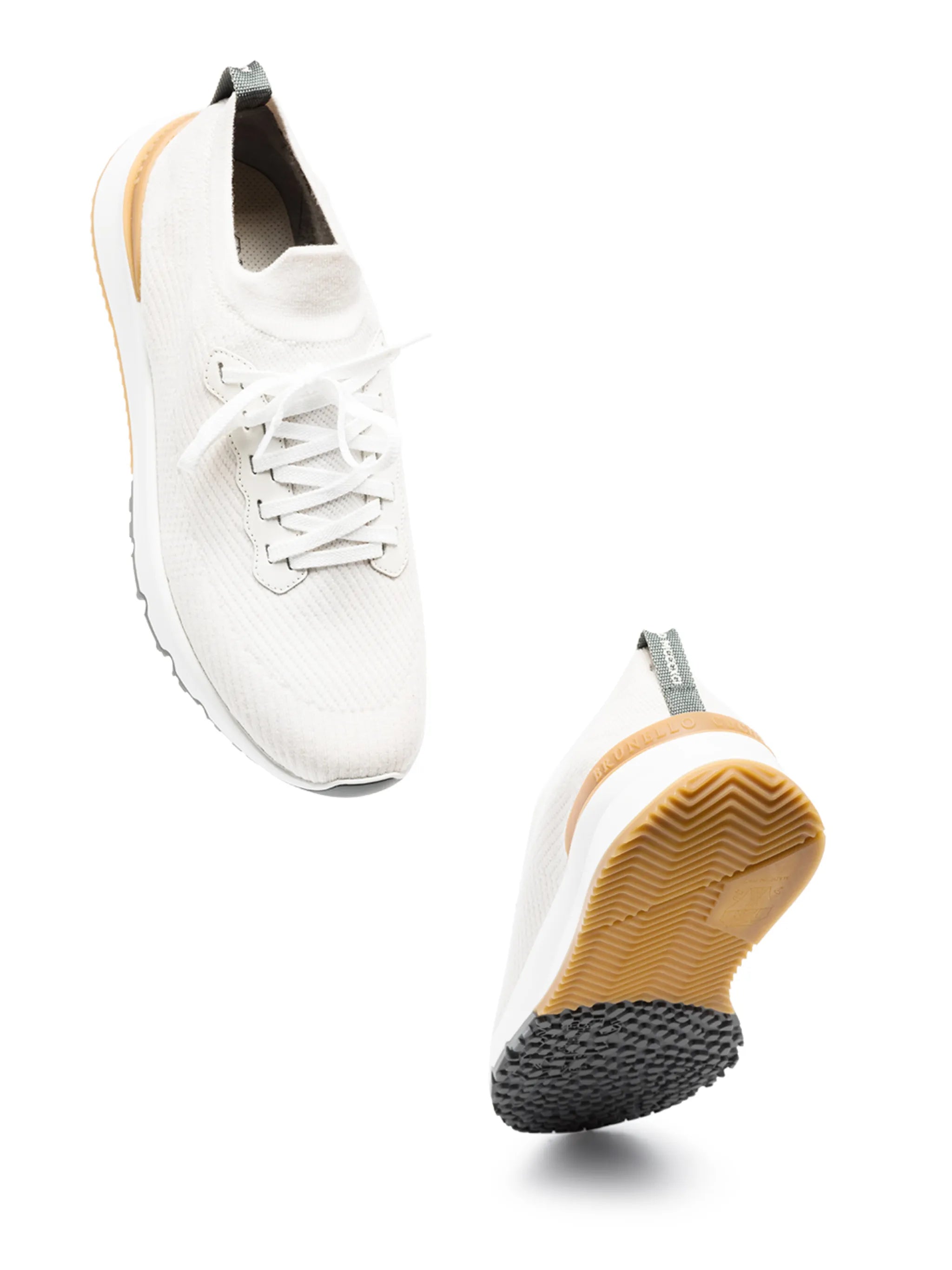woven low-top sneakers