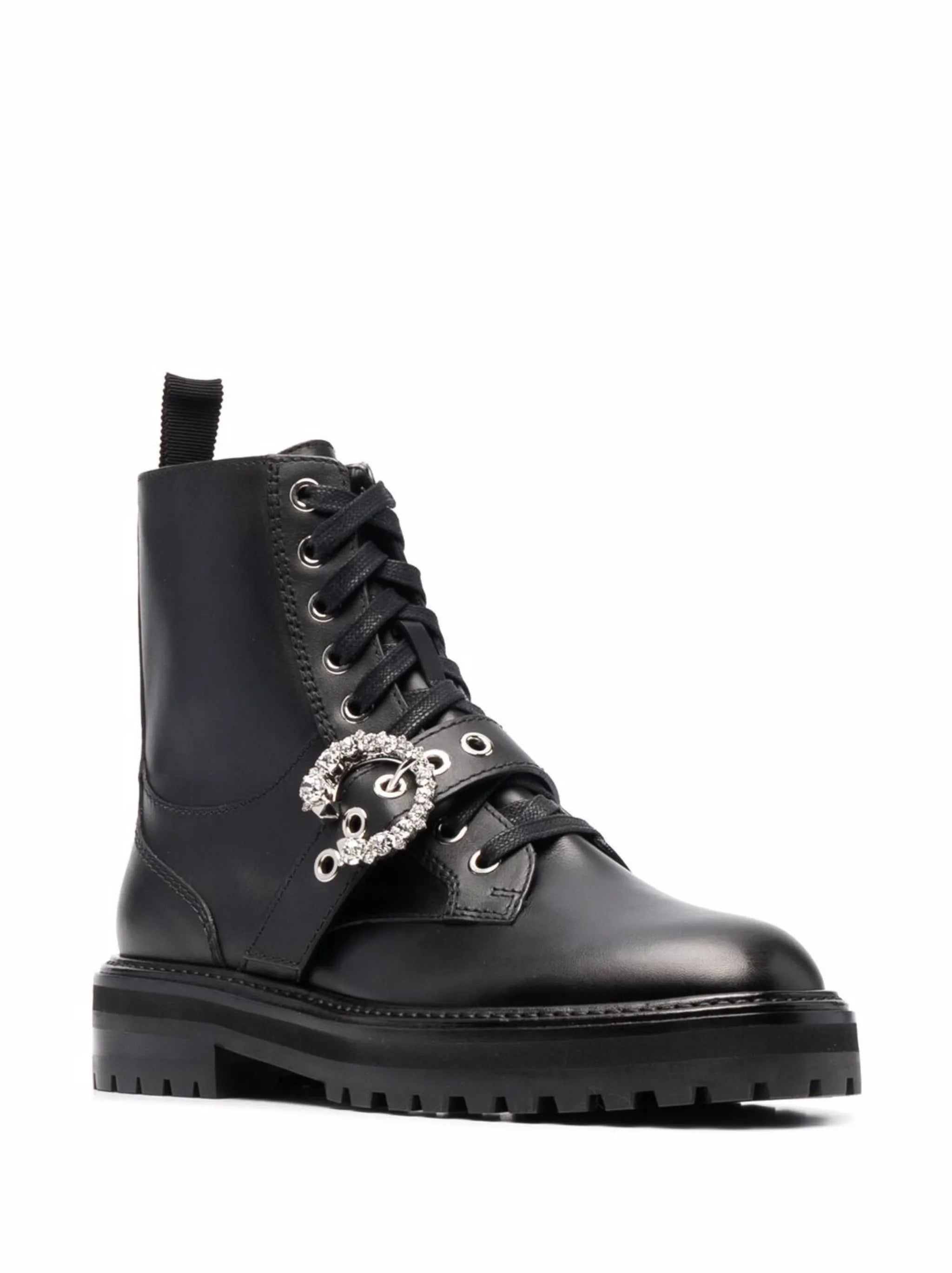 Cora crystal-embellished ankle boots
