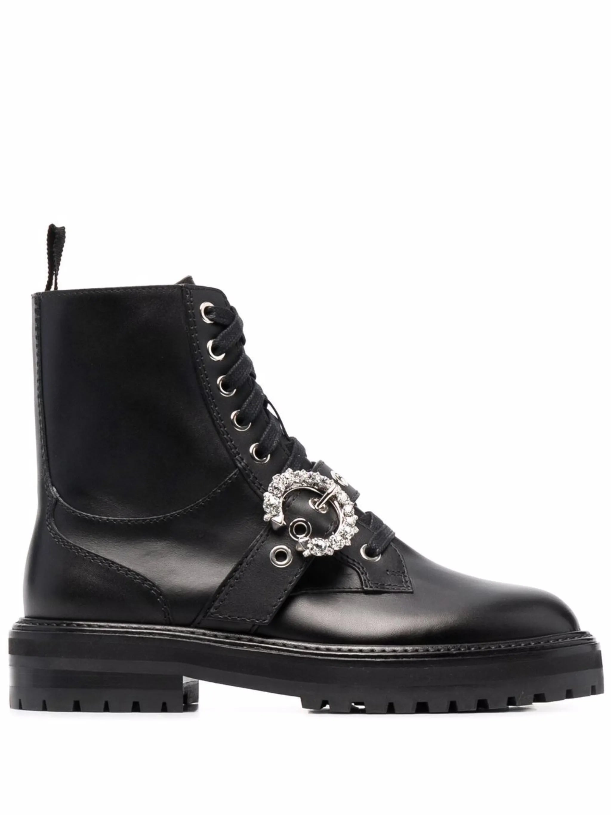 Cora crystal-embellished ankle boots