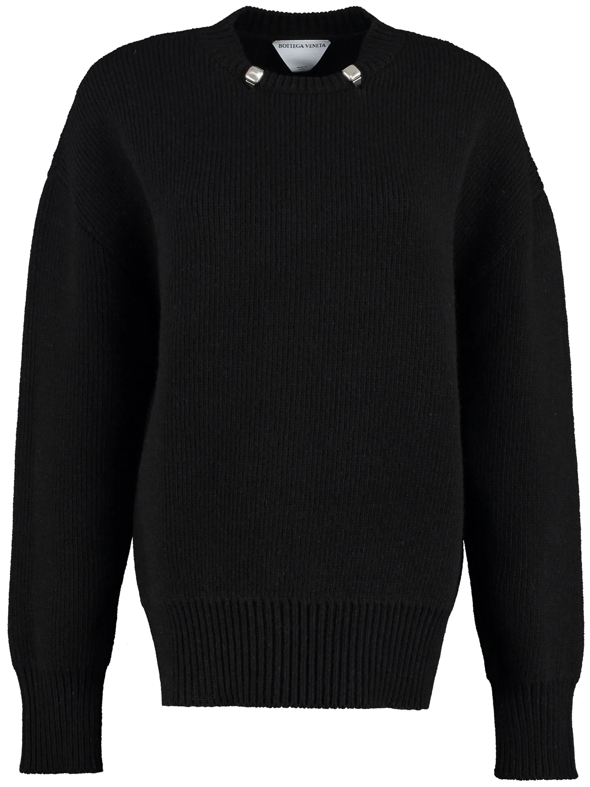 embellished knitted jumper