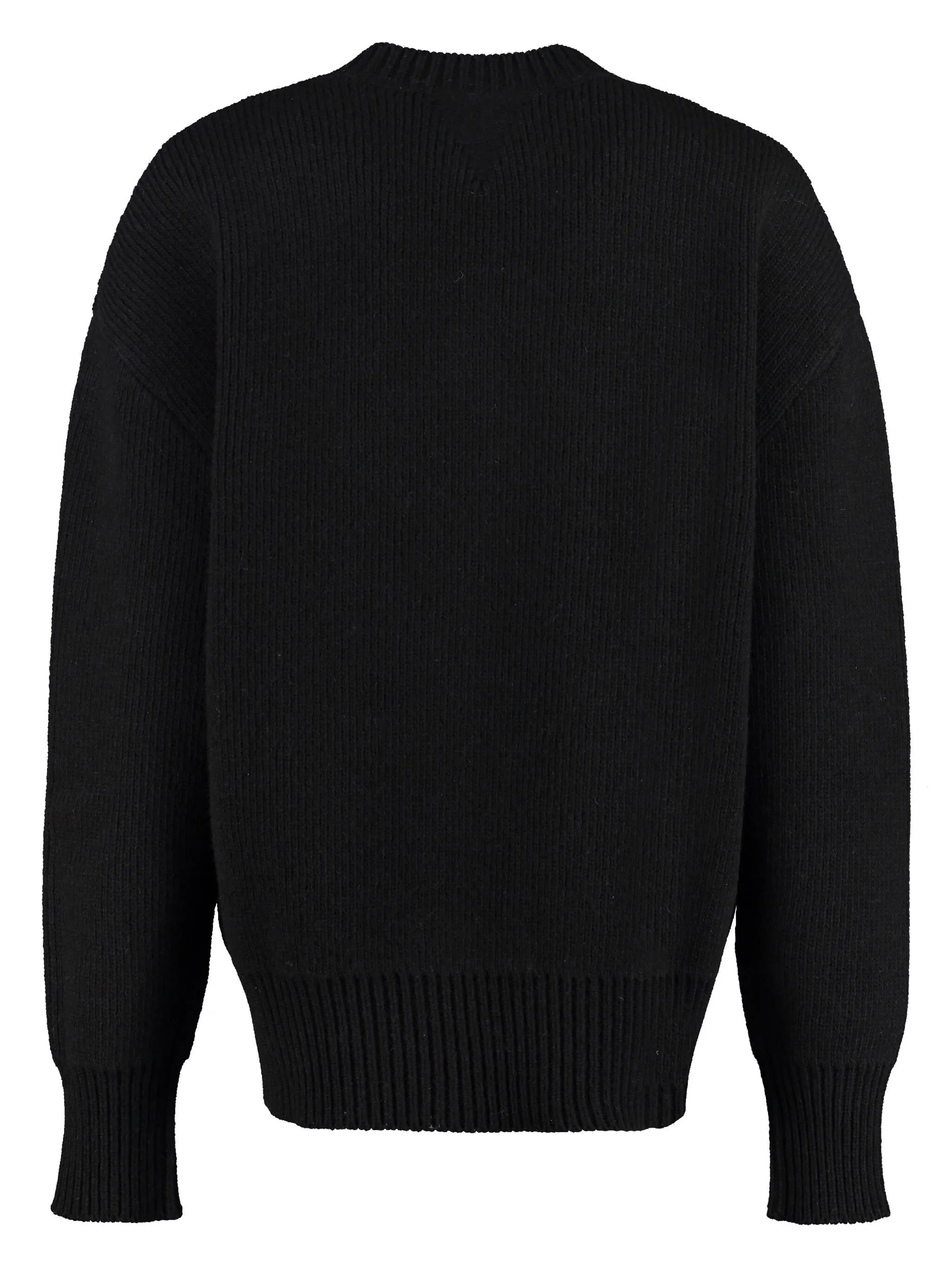 embellished knitted jumper