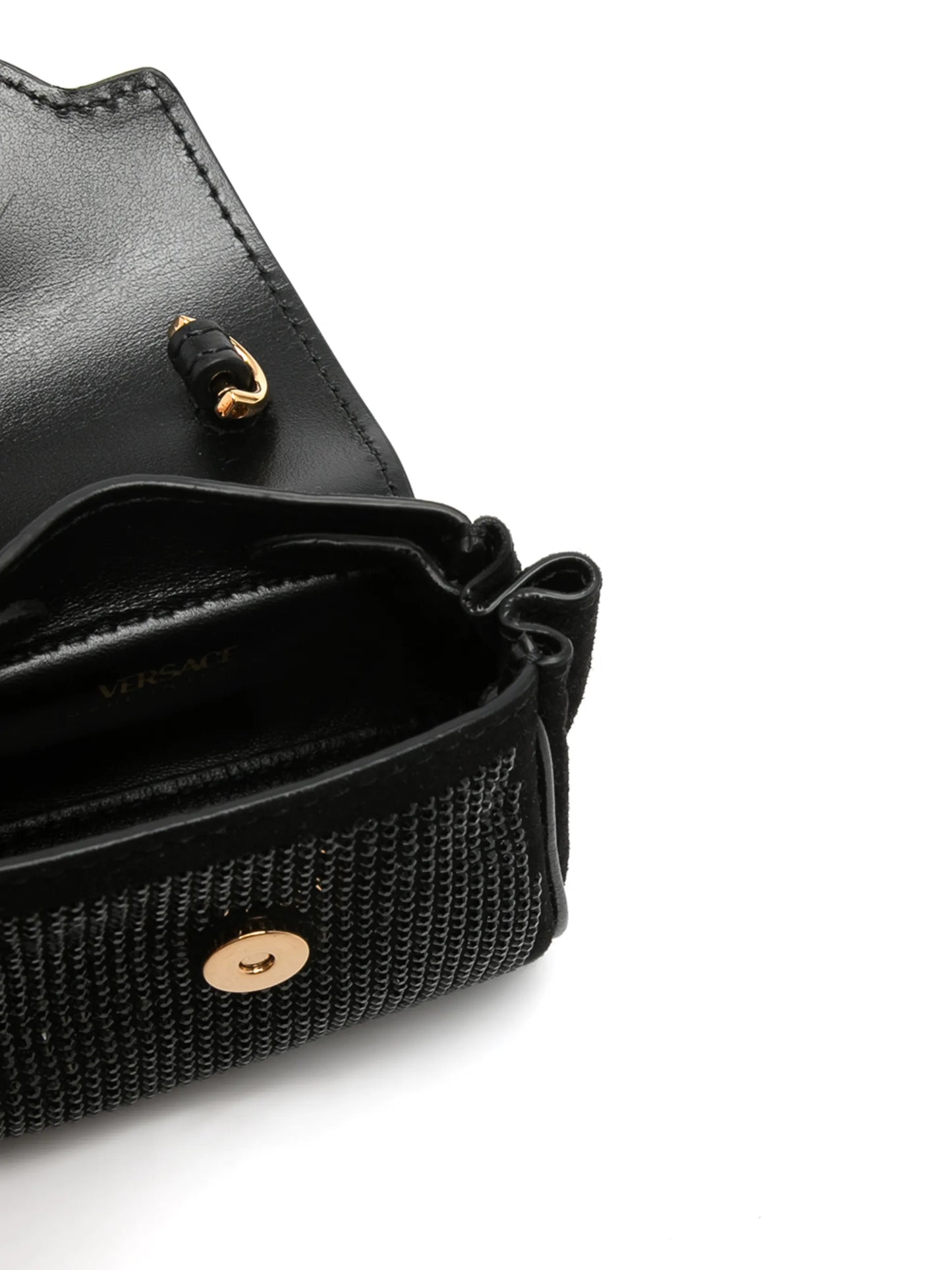 La Medusa crystal-embellished mini bag