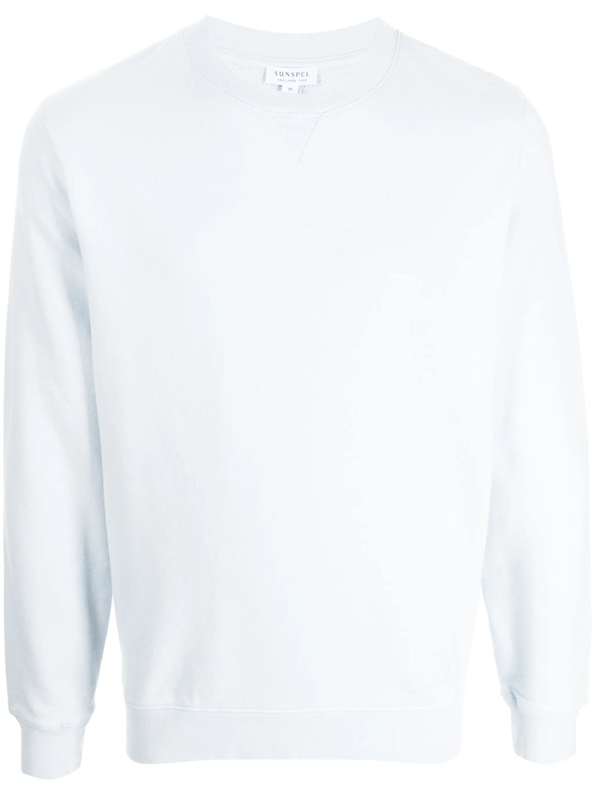 ribbed-trim cotton sweatshirt