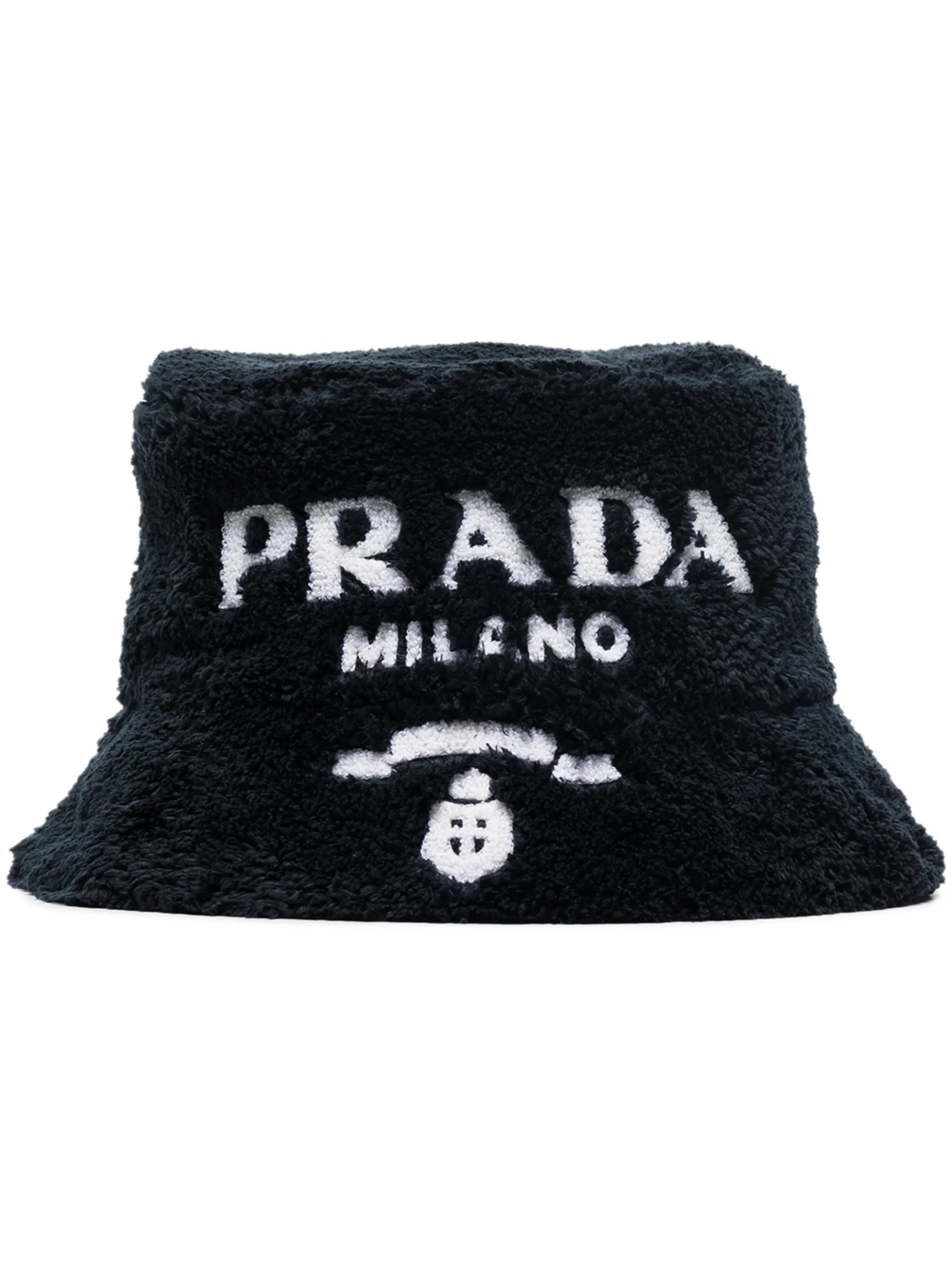 terrycloth-effect bucket hat