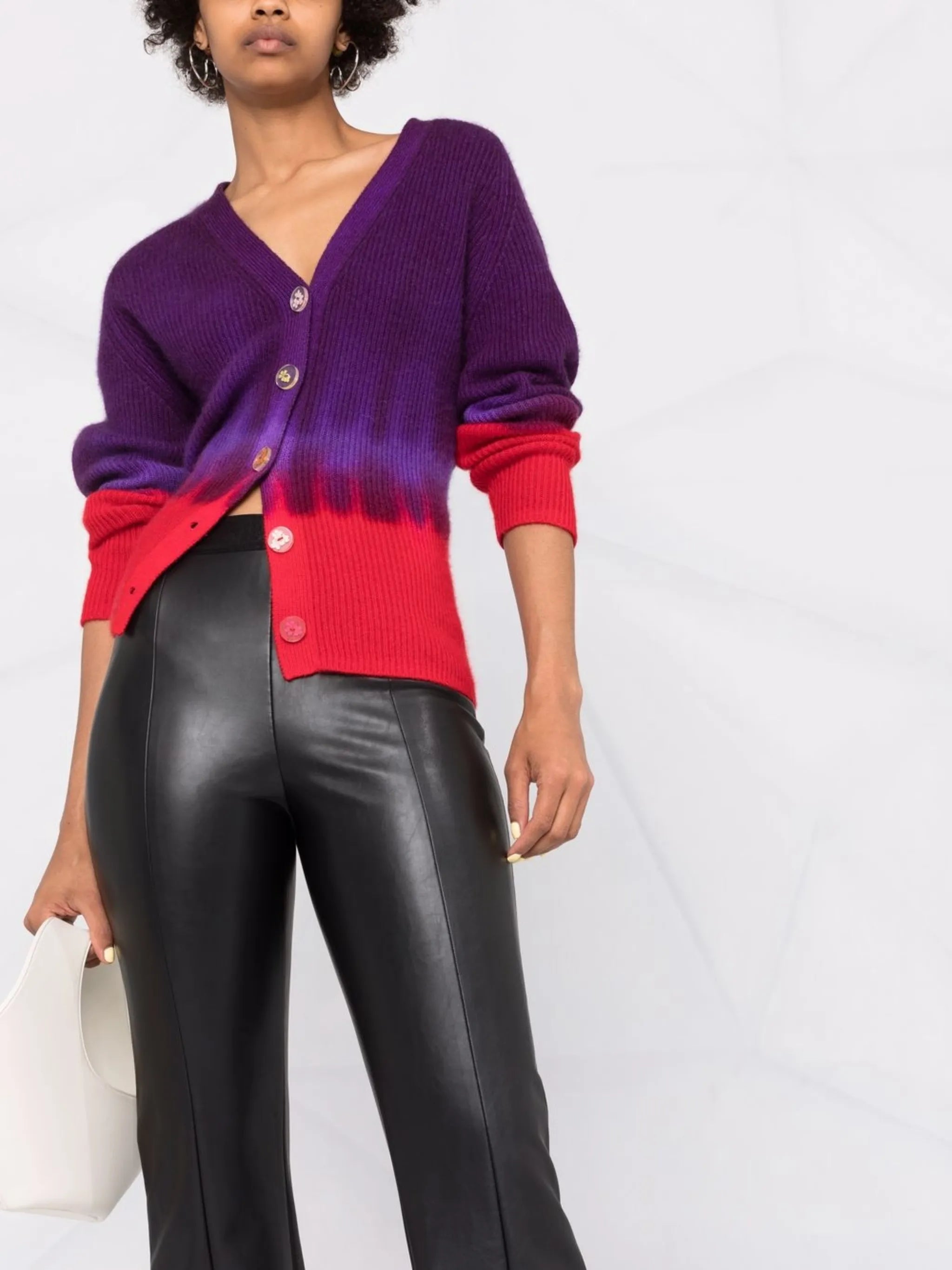 Jenna faux-leather trousers