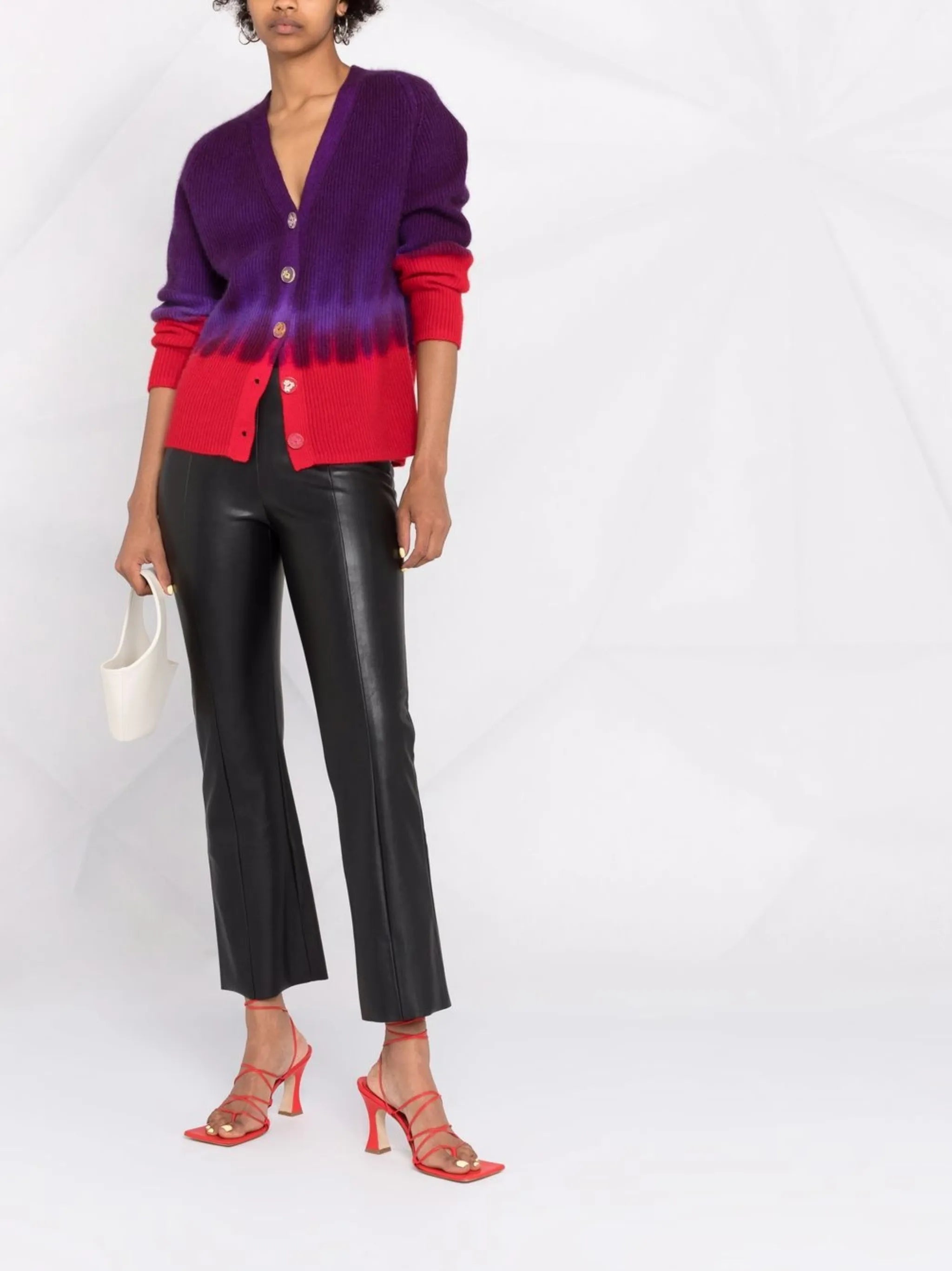 Jenna faux-leather trousers
