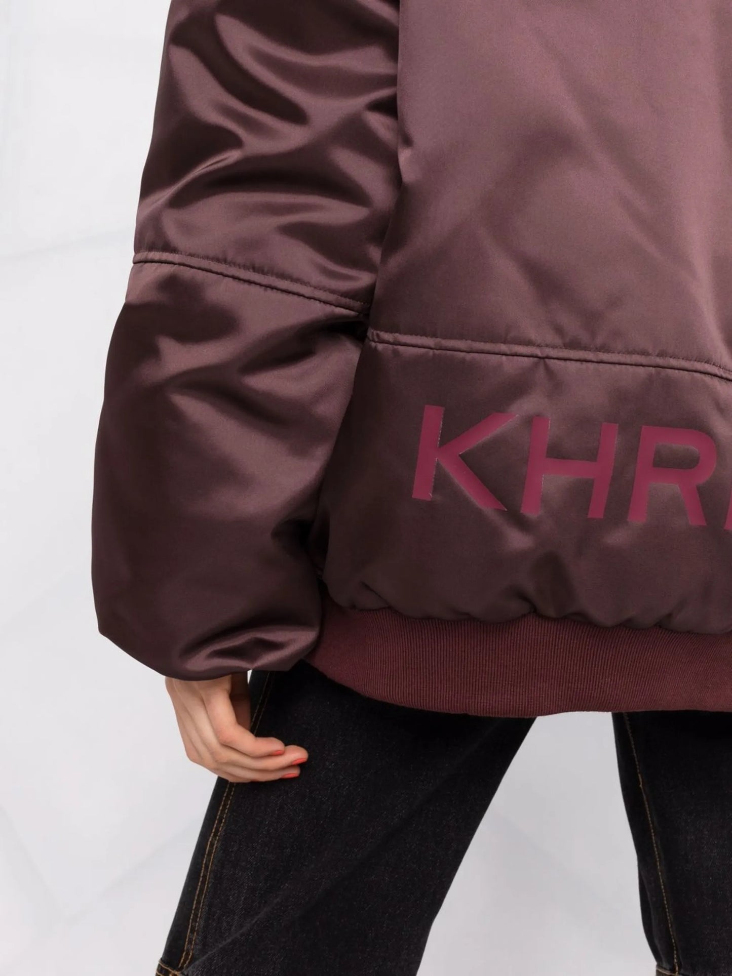 Puff oversized bomber jacket