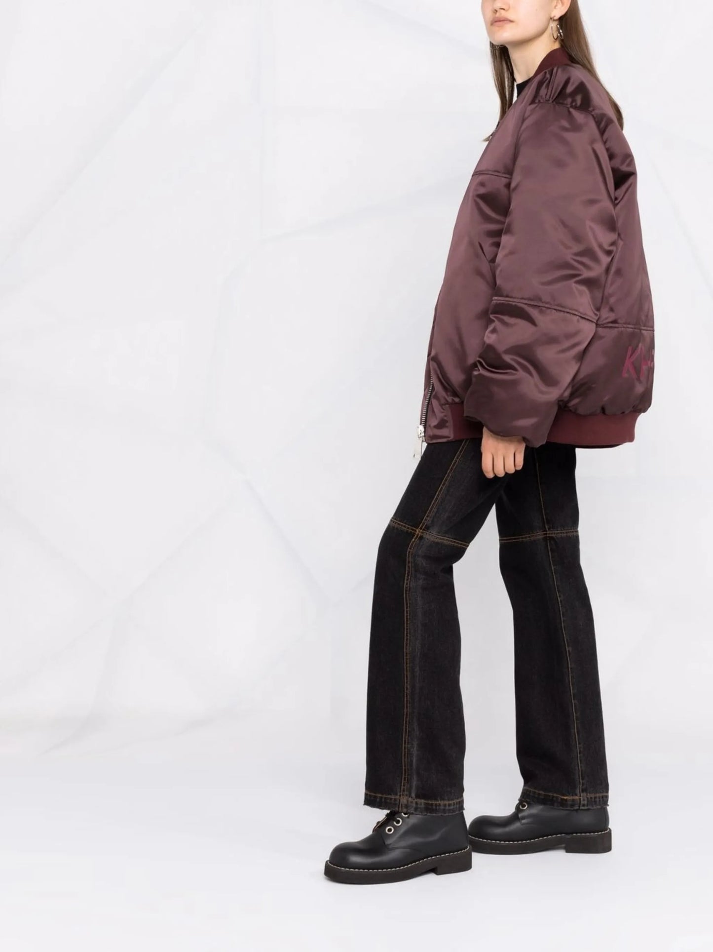 Puff oversized bomber jacket