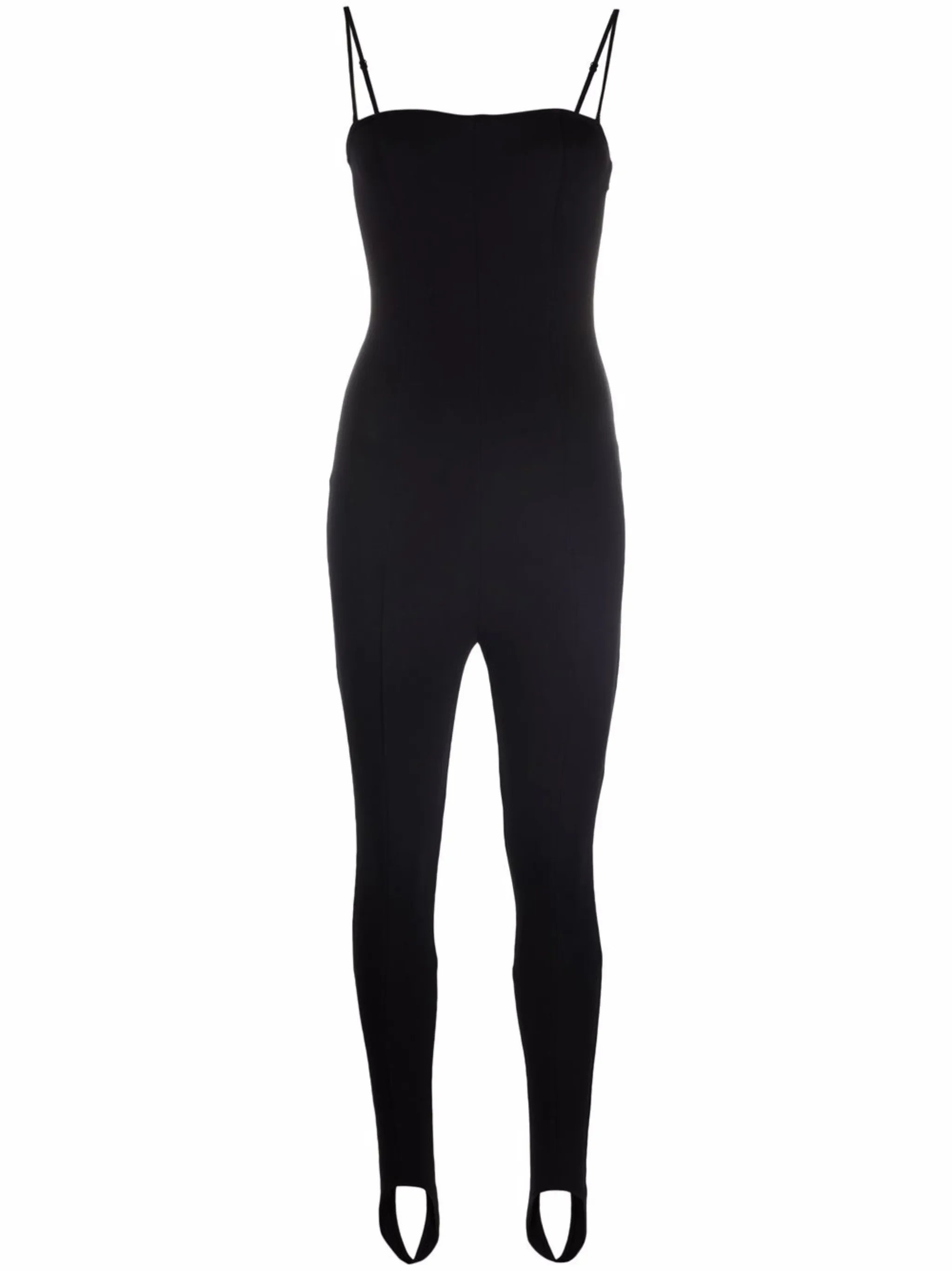 x Amina Muaddi sleeveless catsuit