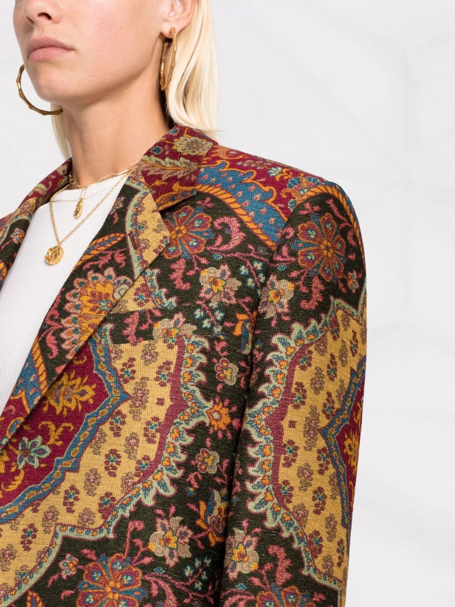 Lucille paisley-print blazer