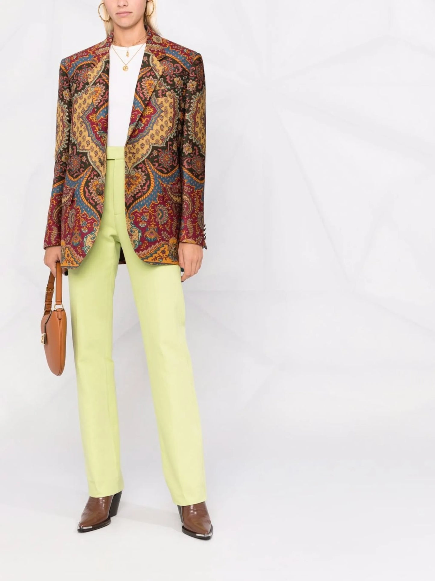 Lucille paisley-print blazer