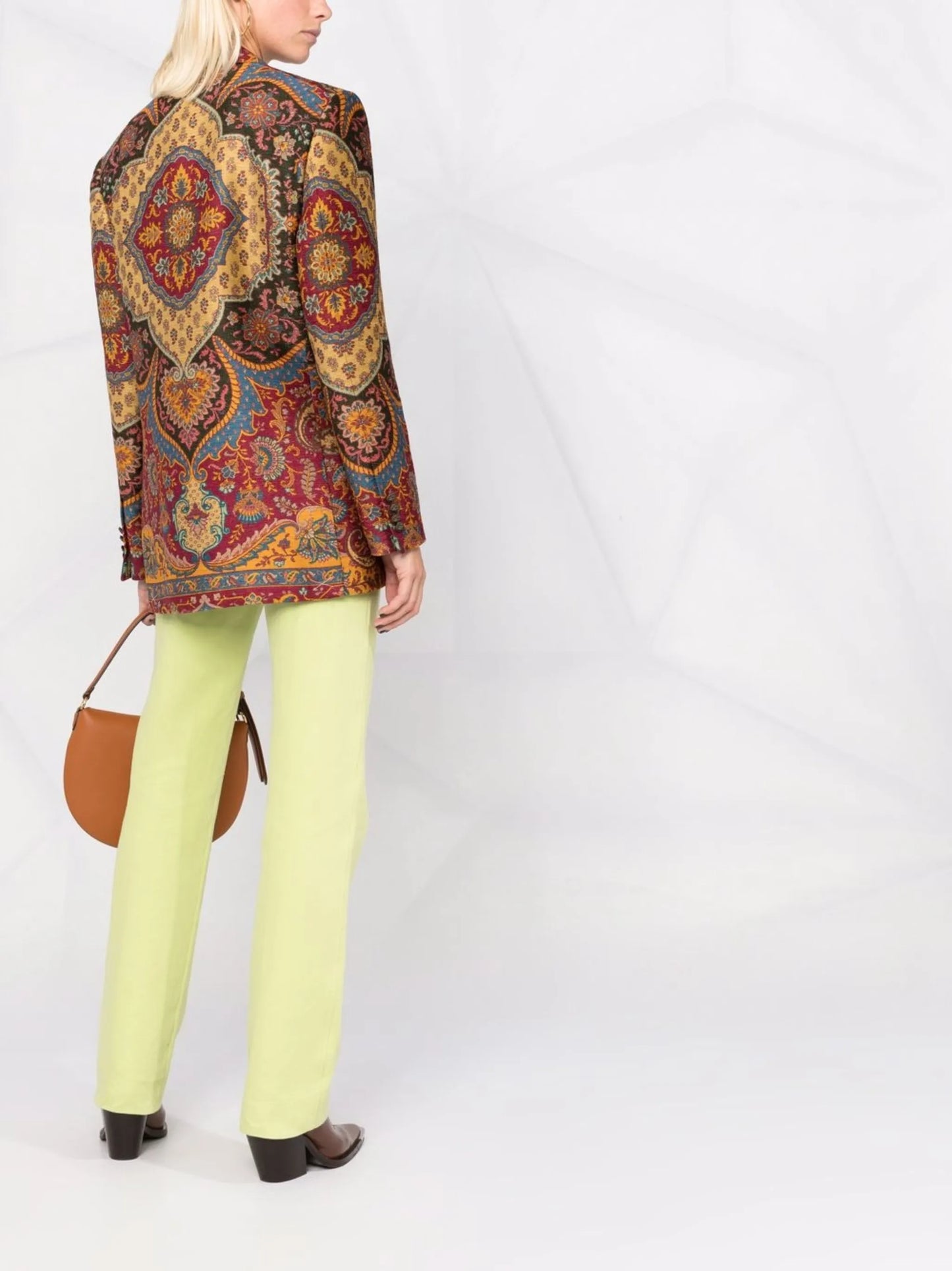 Lucille paisley-print blazer