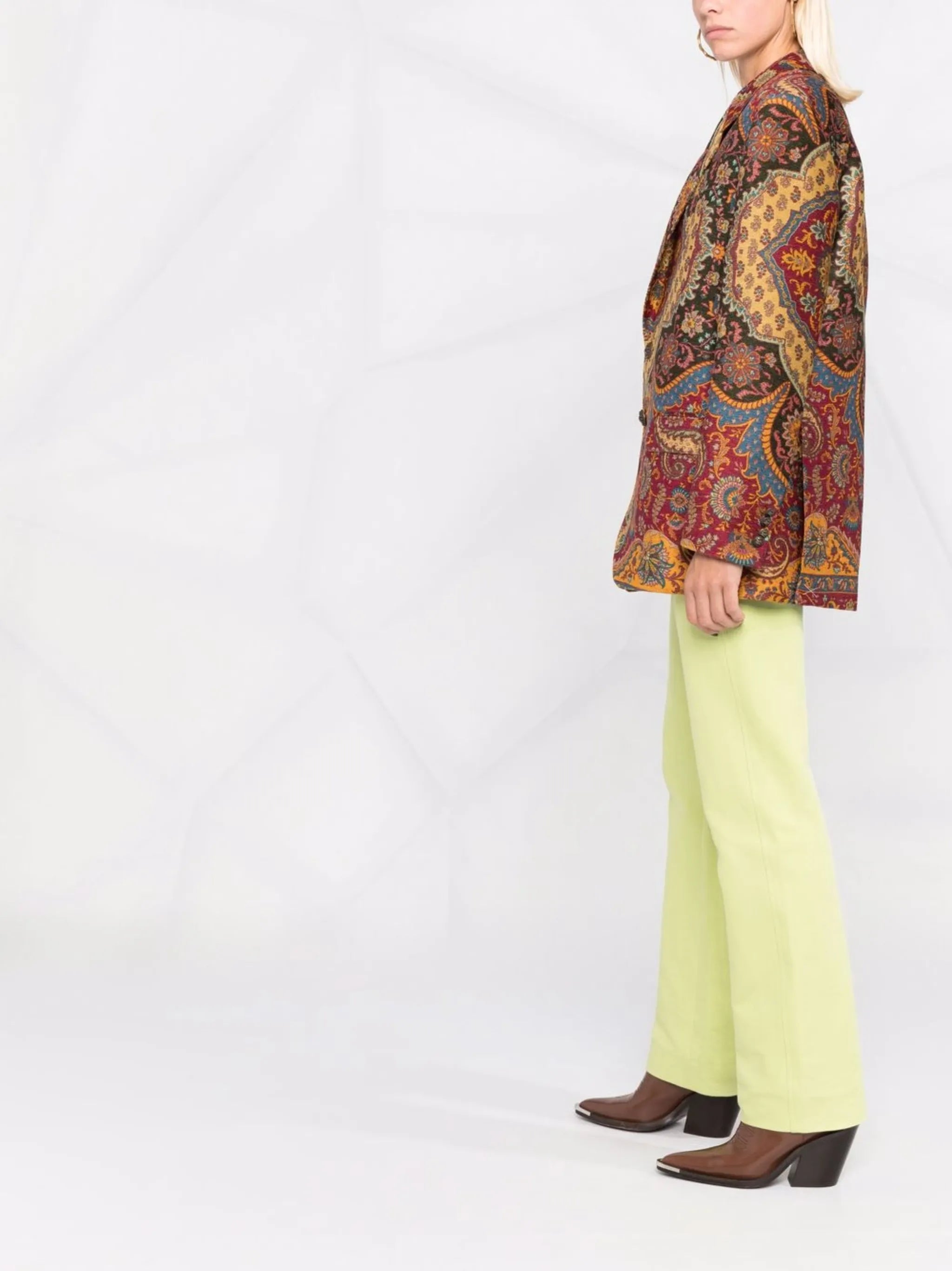 Lucille paisley-print blazer