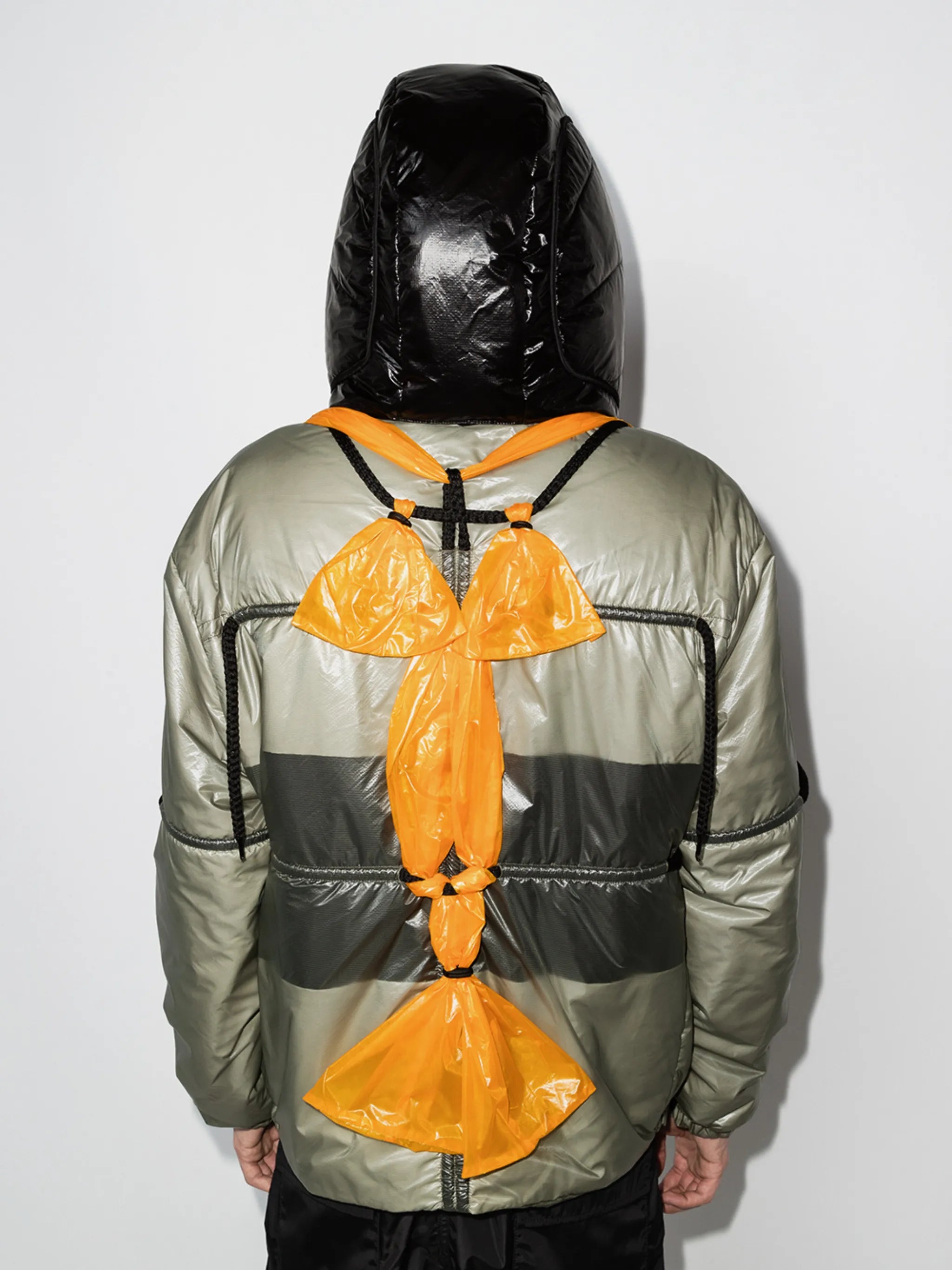 Pillow Rope hooded puffer jacket