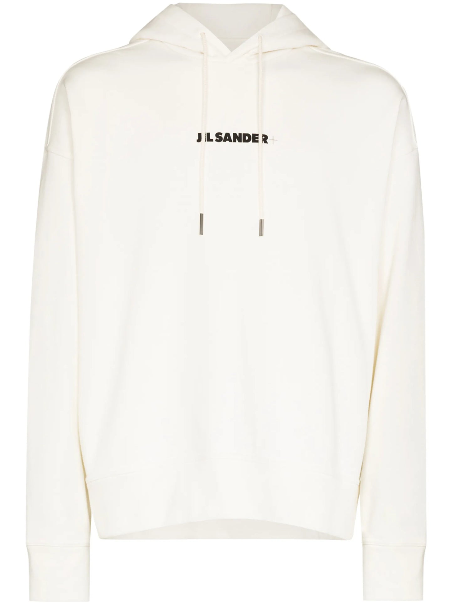 logo-print cotton hoodie