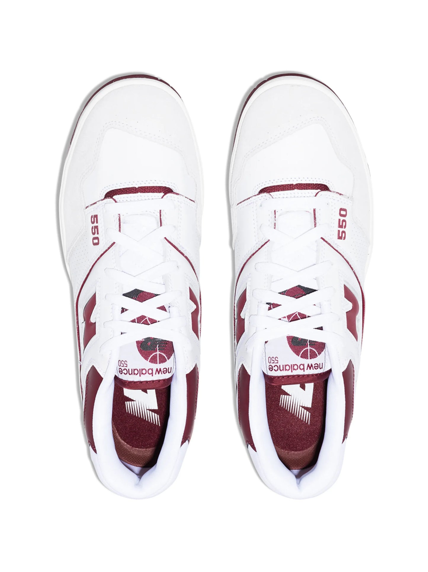 550 "Burgundy" low-top sneakers