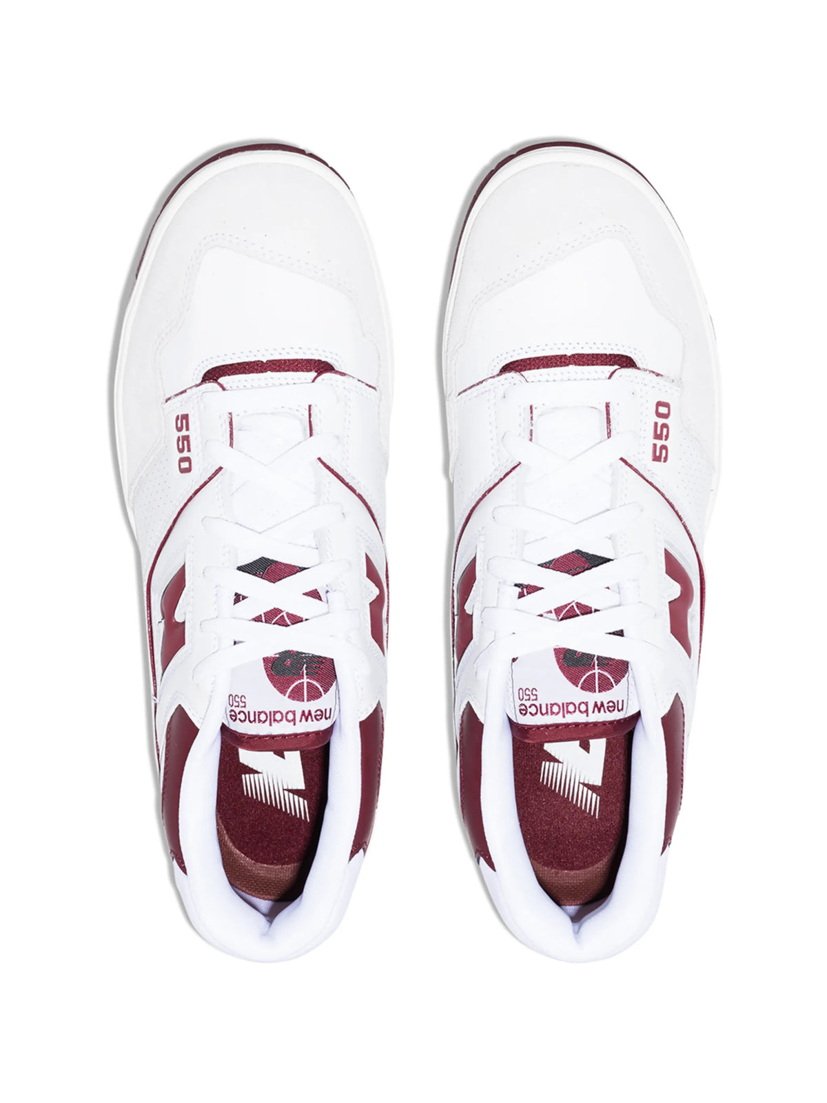 550 "Burgundy" low-top sneakers