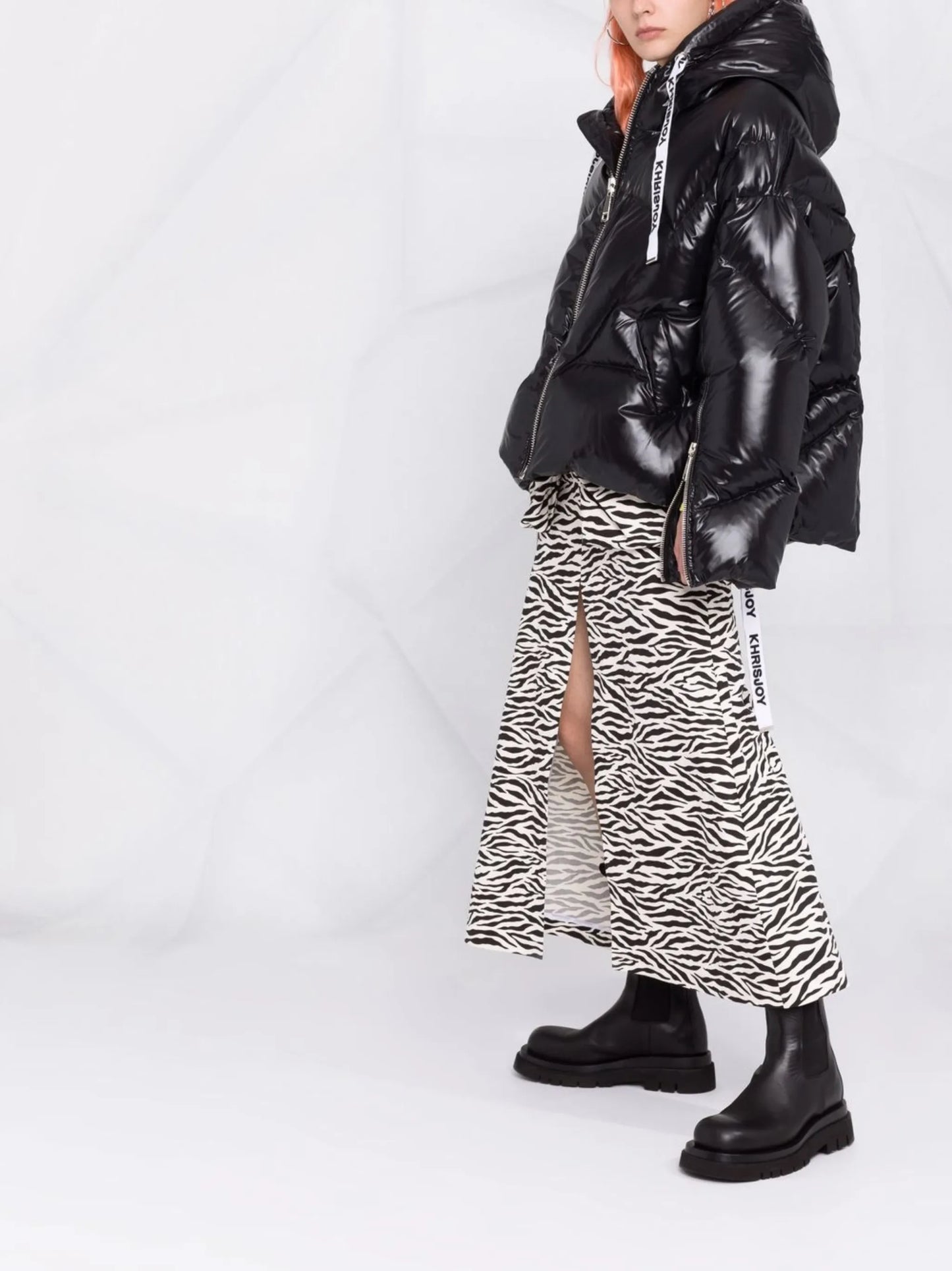 Iconic hooded puffer jacket