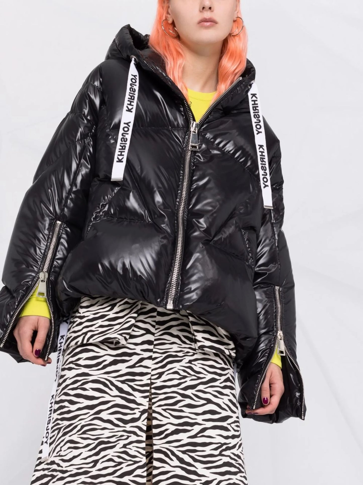 Iconic hooded puffer jacket