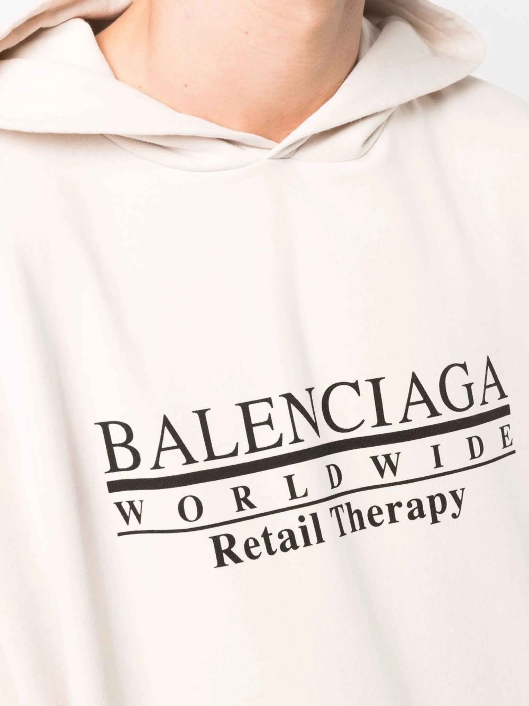 Retail Therapy logo hoodie
