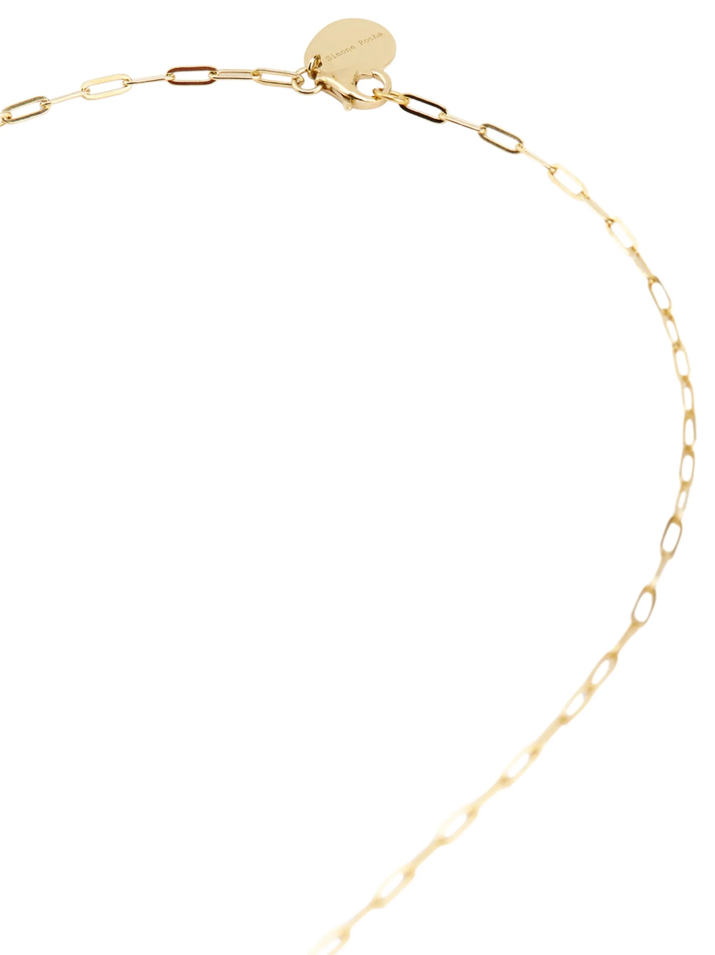 porcelain medallion necklace