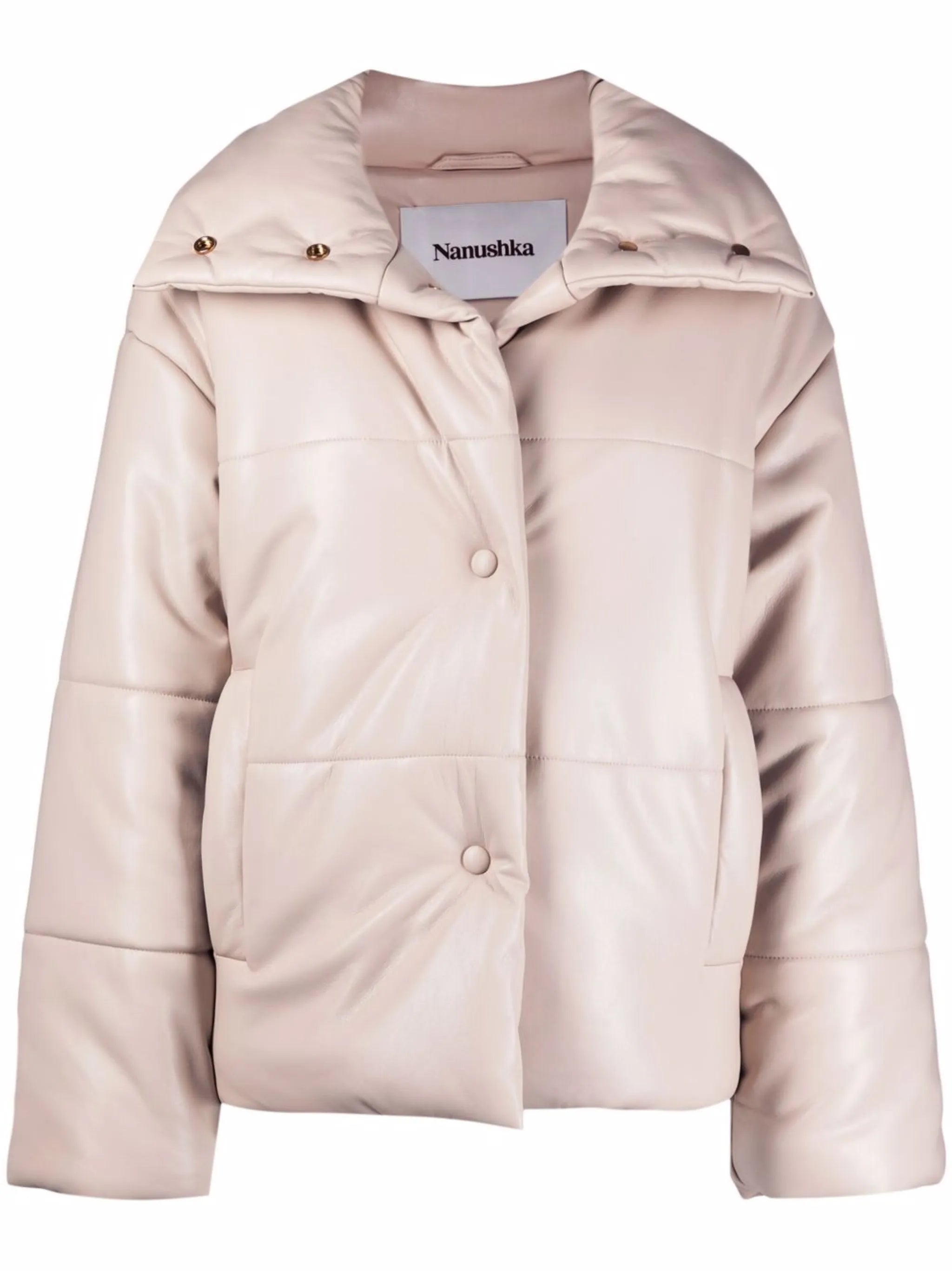 press-stud padded jacket