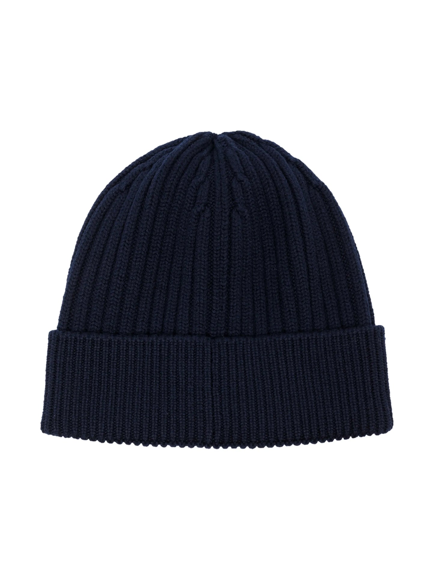 logo-appliqué ribbed beanie