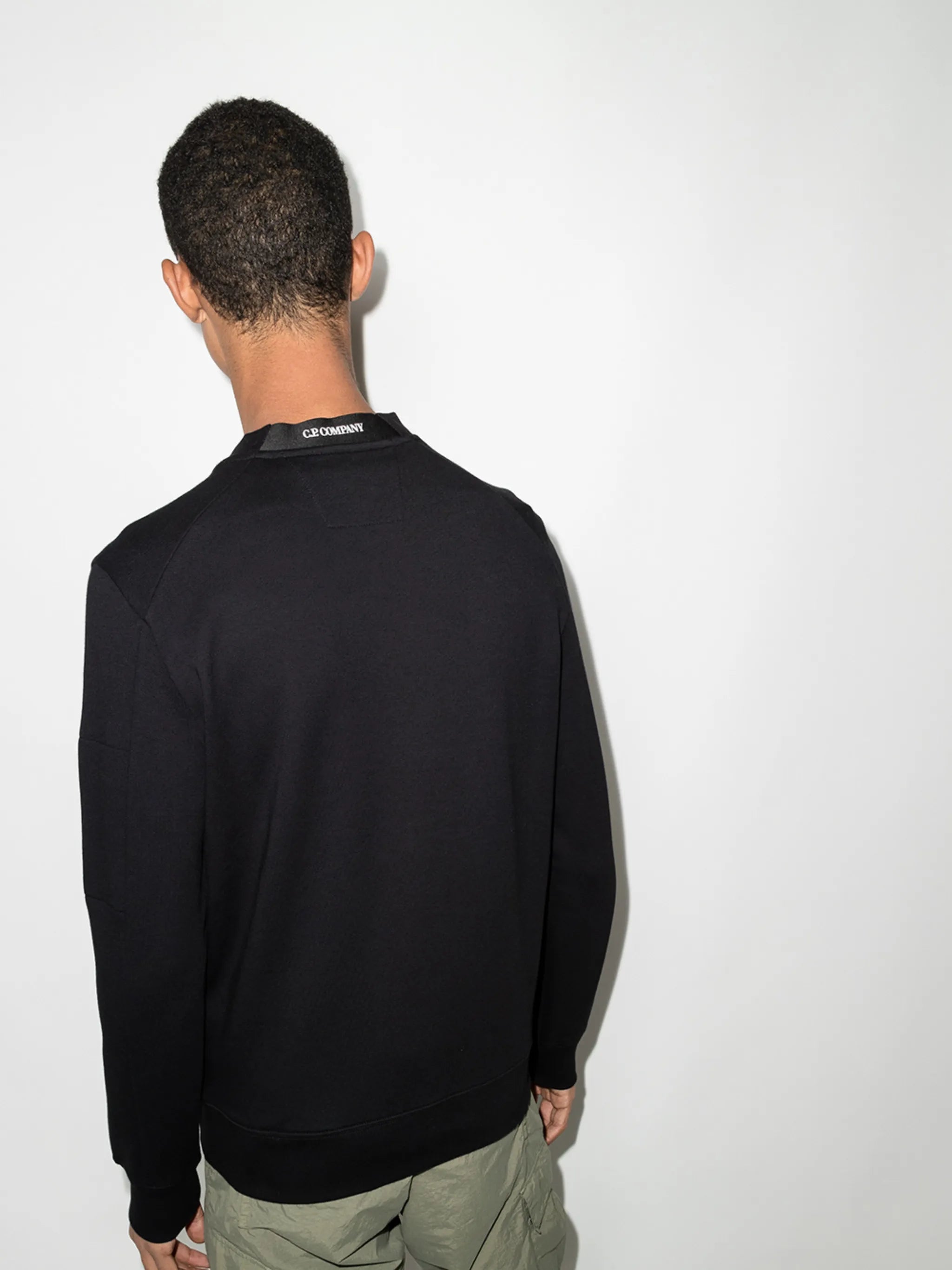 logo-patch cotton sweatshirt