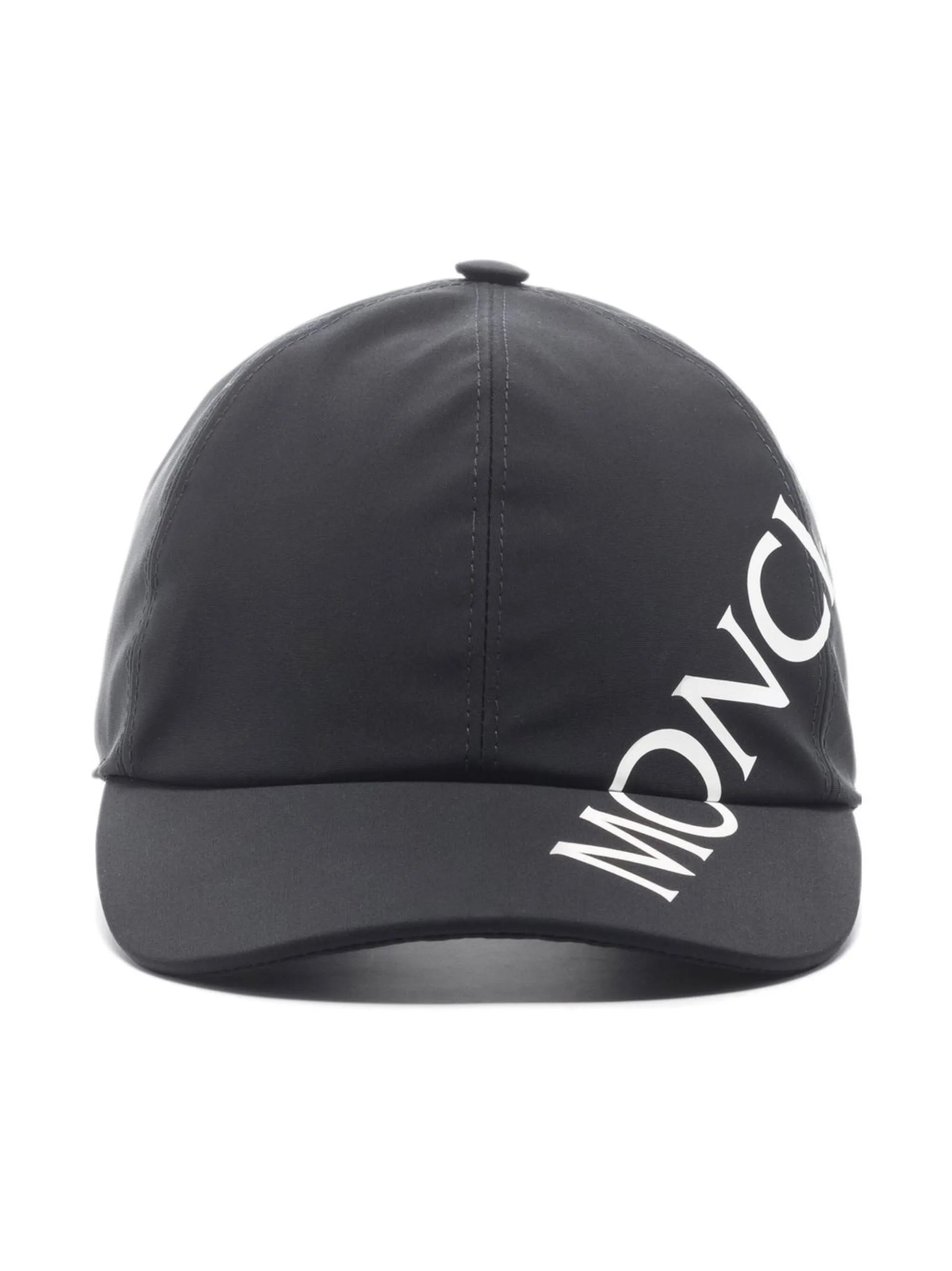 diagonal logo-print baseball cap